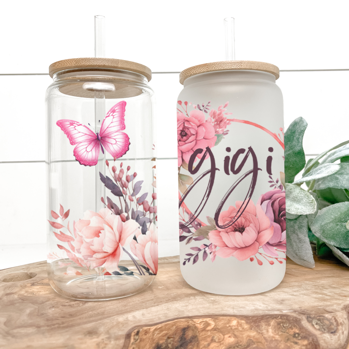 Gigi Frosted Glass Tumbler Libby Can