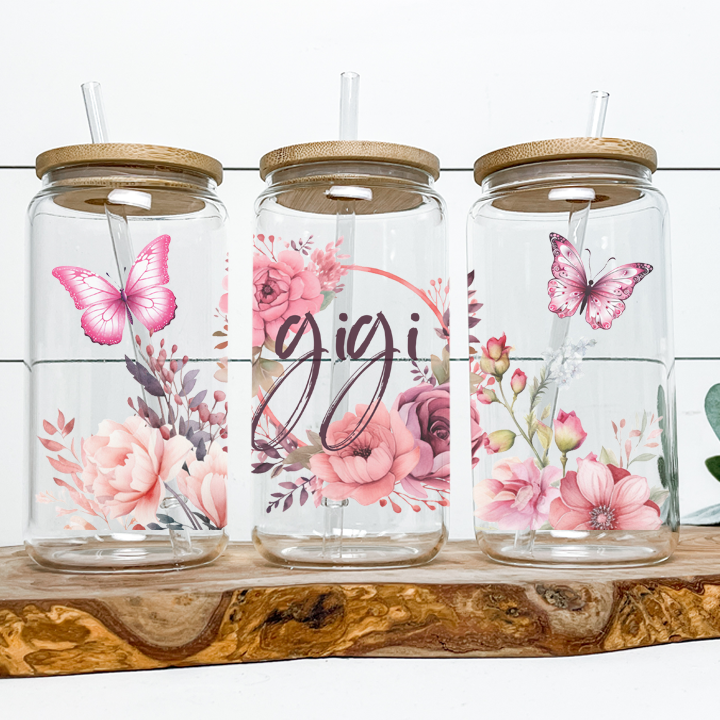 Gigi Frosted Glass Tumbler Libby Can