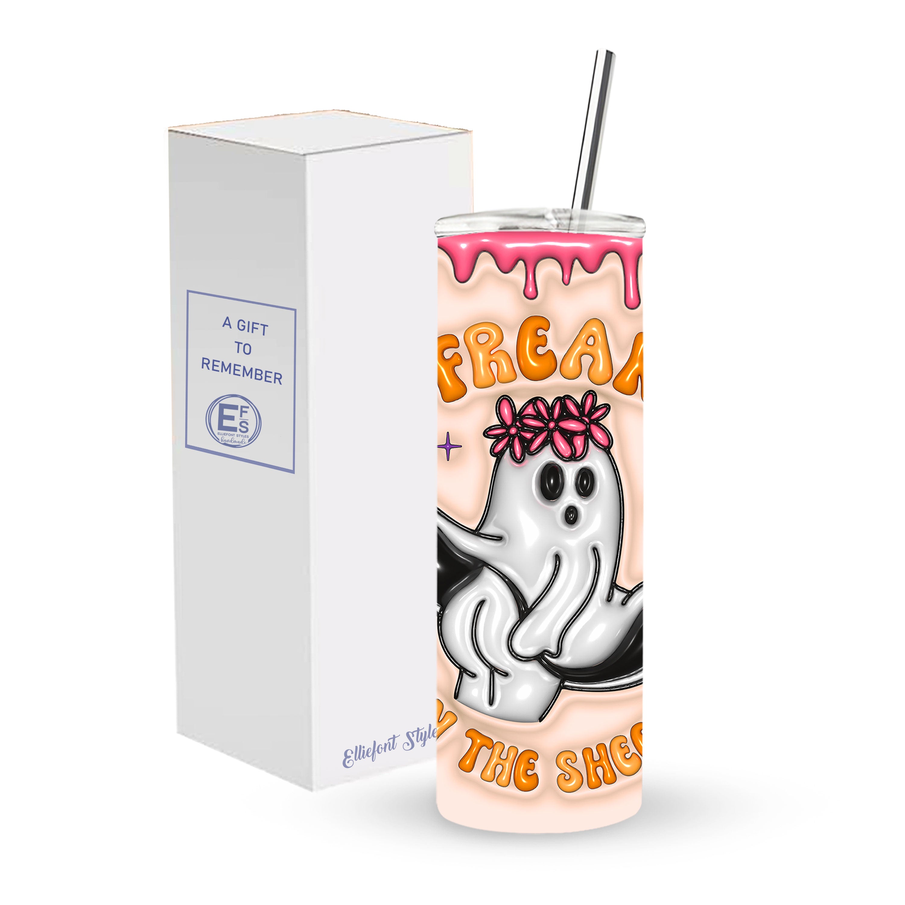 Freak In The Sheets Skinny Tumbler