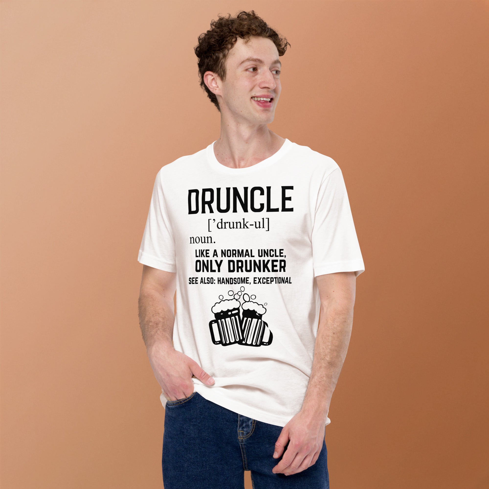 Funny family t-shirt for beer lovers and cool uncles
