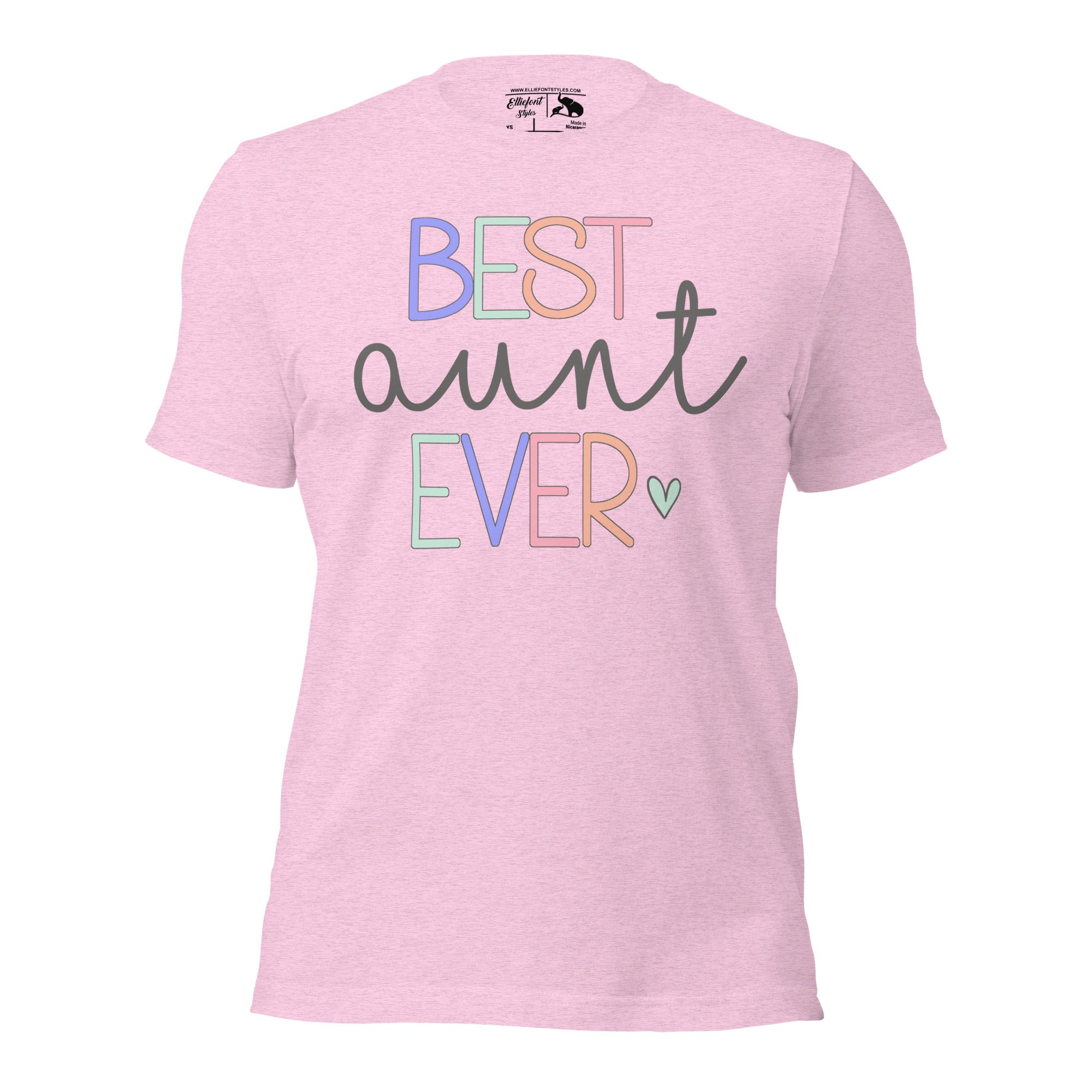 Best Aunt Ever shirt gift for women from nieces and nephews