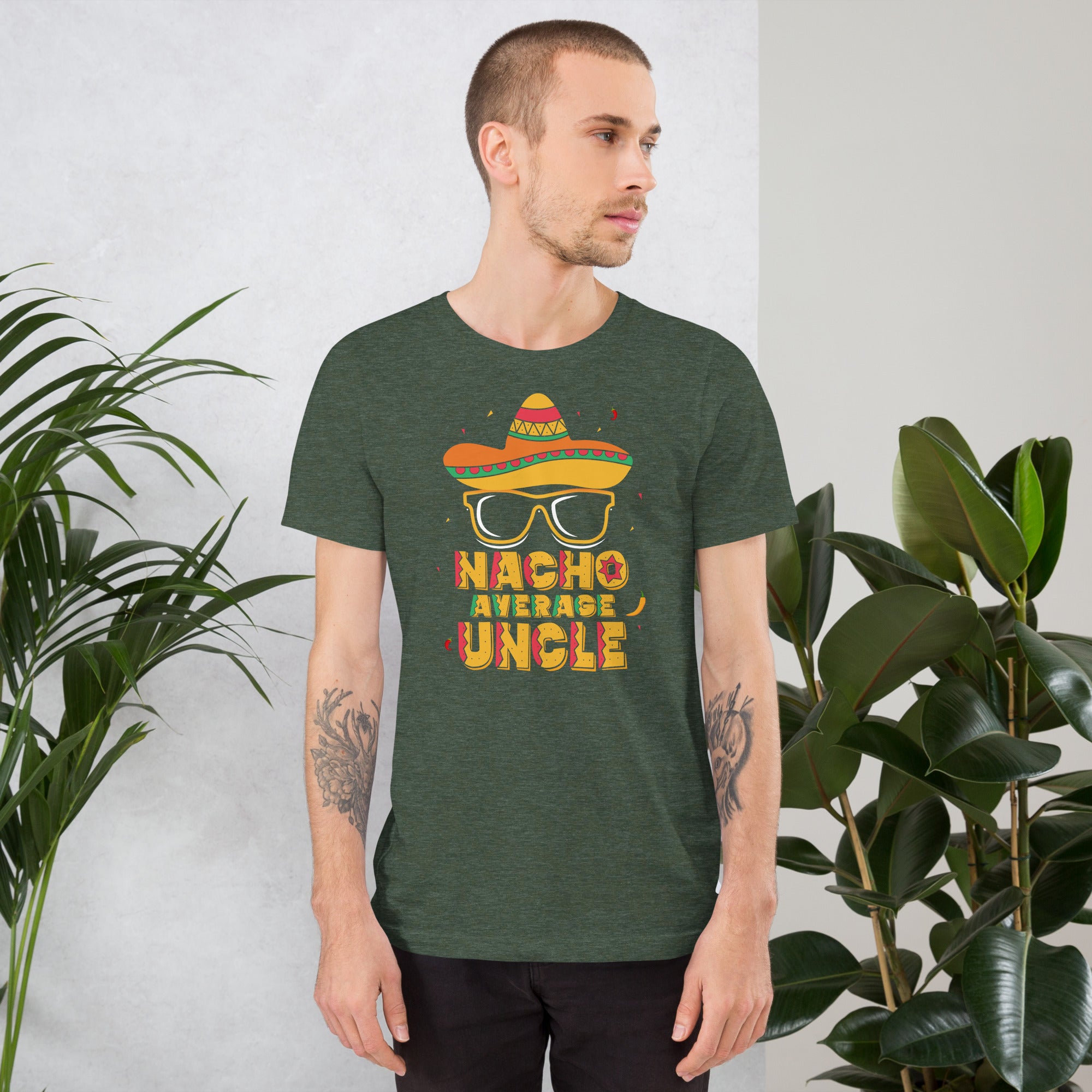 Best uncle ever funny taco themed shirt for birthday or Father’s Day