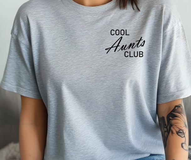 Cool Aunts Club trendy gift shirt for stylish and fun aunts