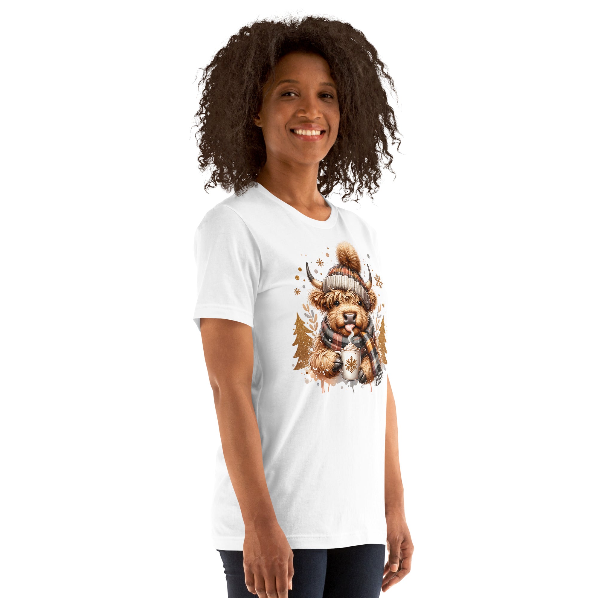 Gift idea Highland cow fall shirt for cow lovers and farmhouse fans.