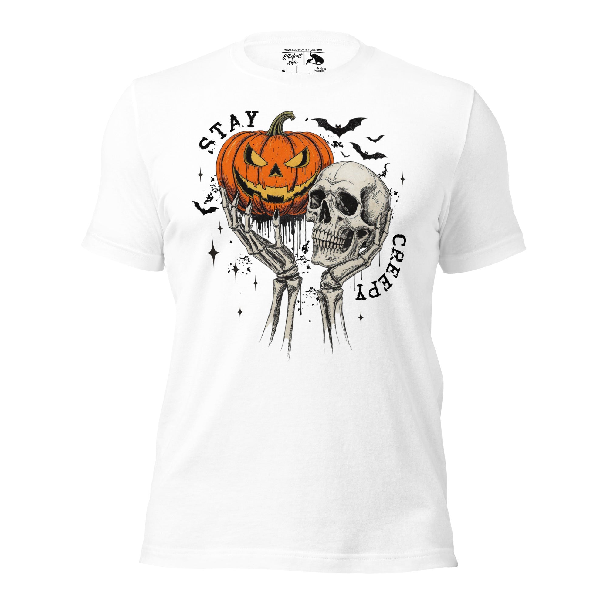 Creepy cute retro Halloween shirt perfect for spooky outfits