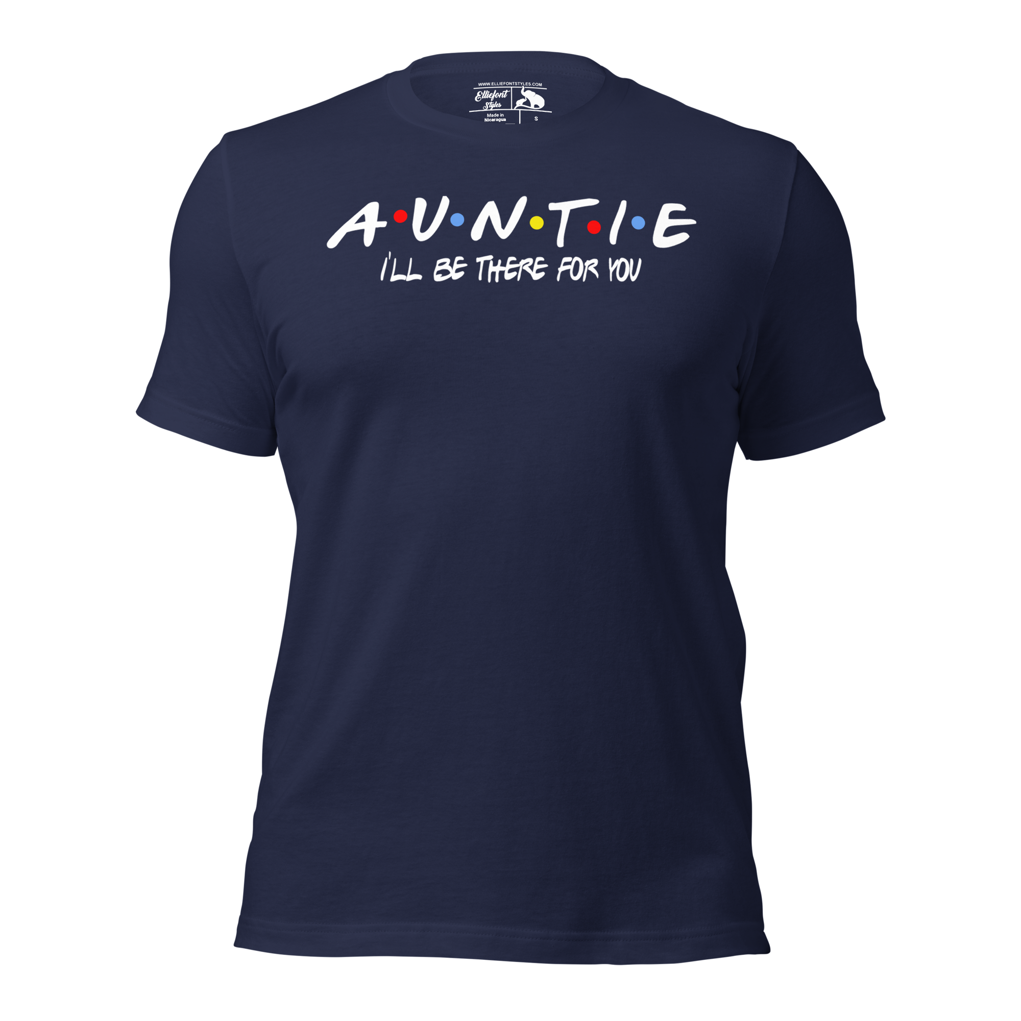 Cute birthday present Auntie t-shirt for thoughtful family gifts