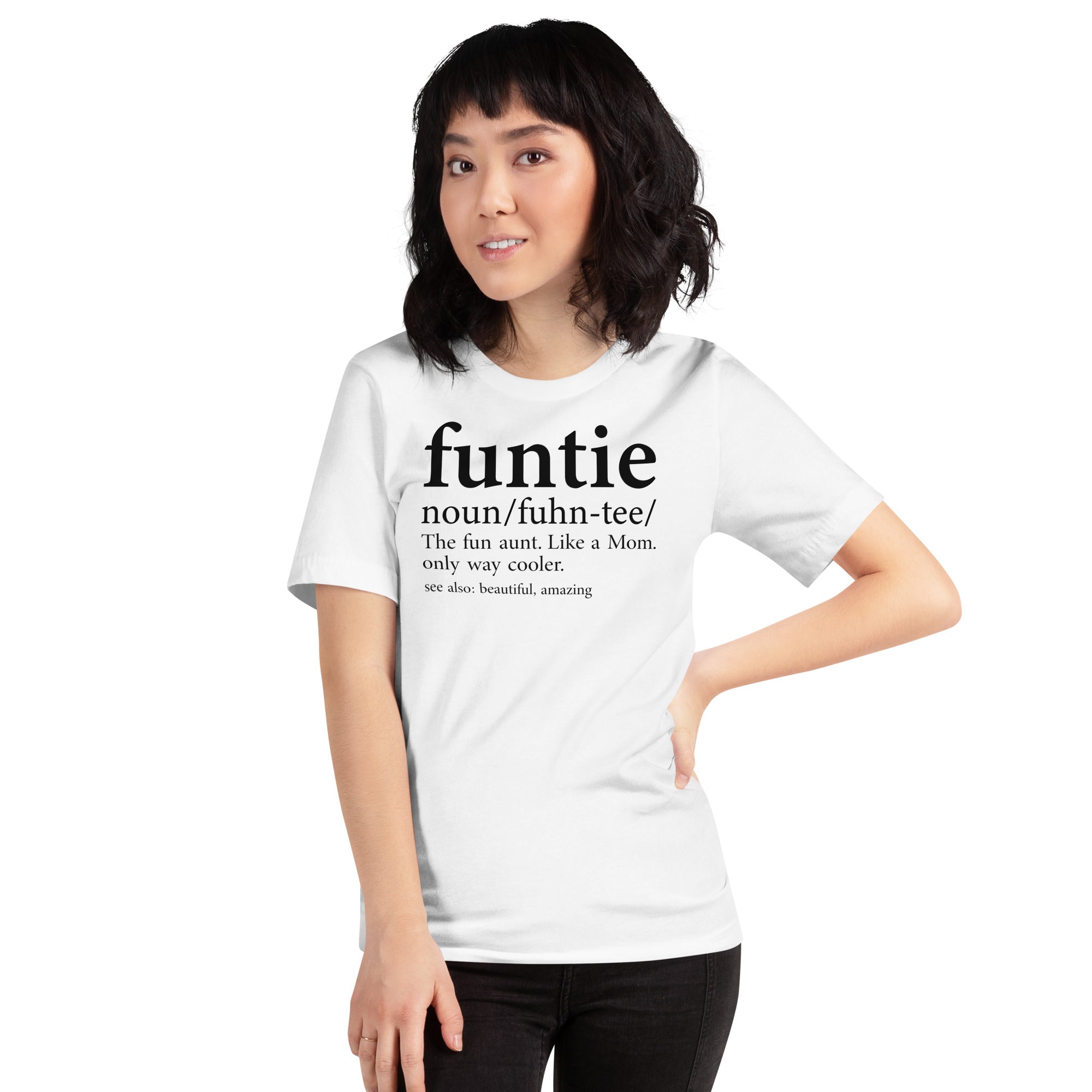Cute family gathering shirt Funtie style for funny aunt outfit