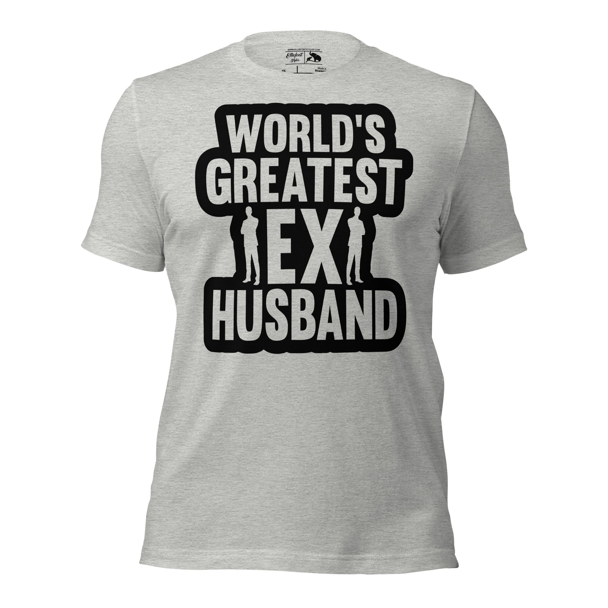 Divorced men’s shirt World’s Greatest Ex-Husband slogan