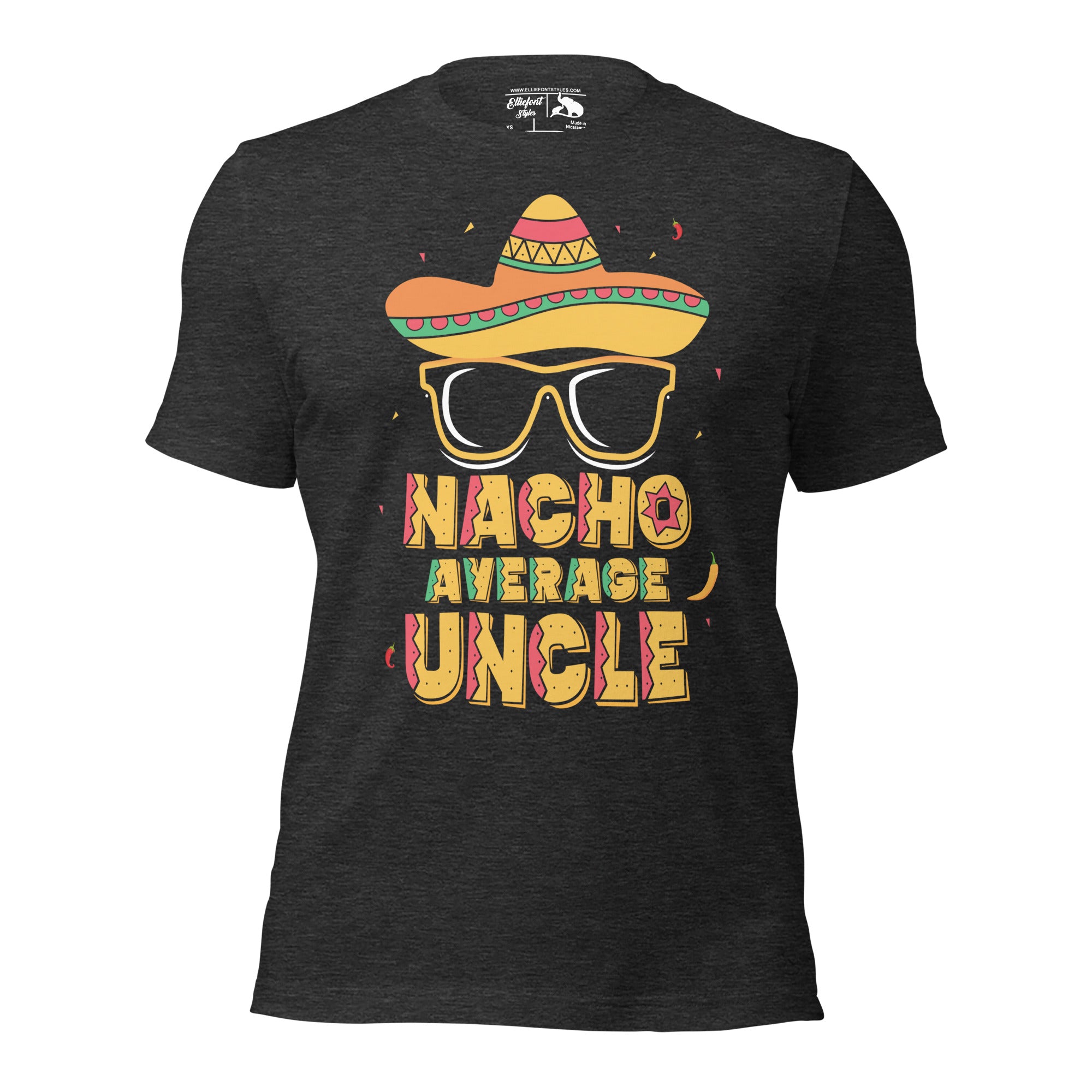 Family gift idea Nacho Average Uncle top for celebration days