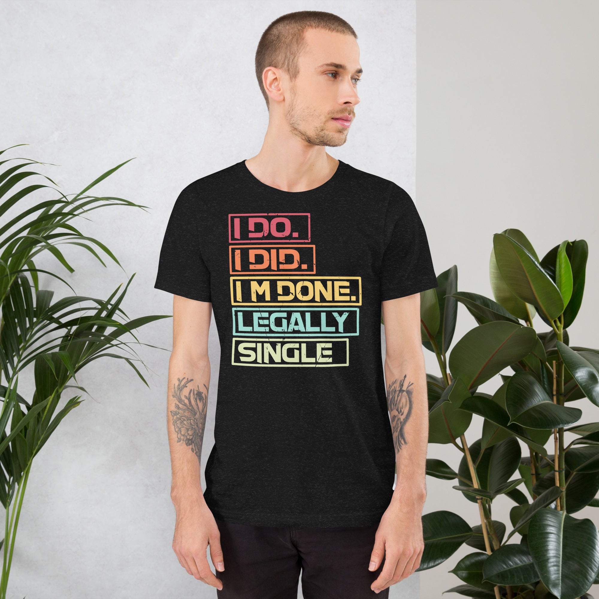 Funny divorce shirt legally single sarcastic graphic tee