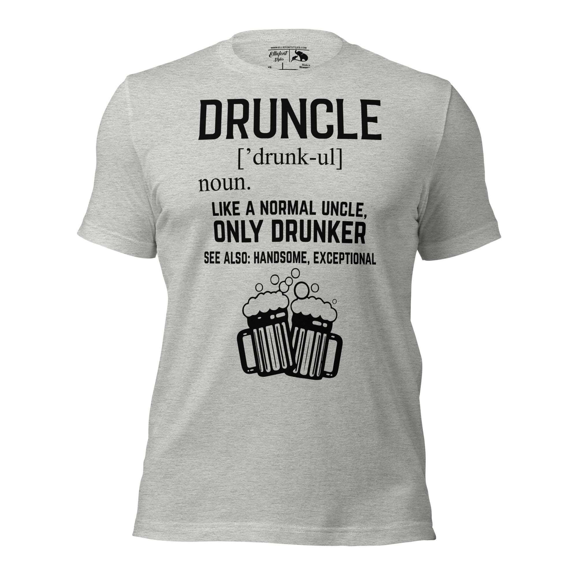 Hilarious birthday gift shirt for fun-loving uncle