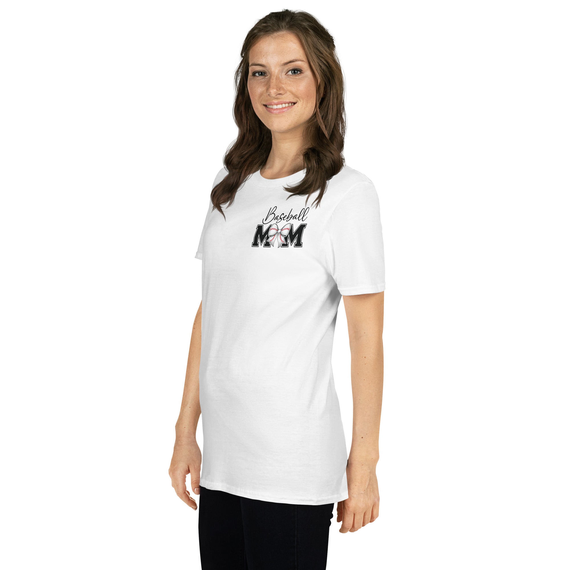 Gift idea Baseball Mom shirt for moms who cheer at the ballpark