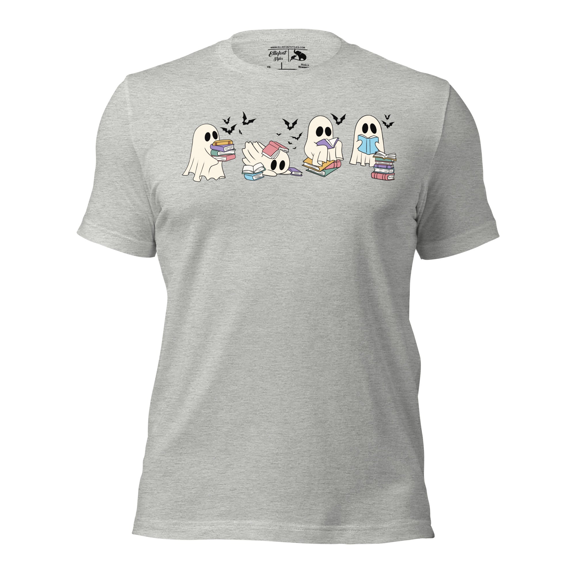 Halloween literary Ghostly Reads shirt for readers and teachers