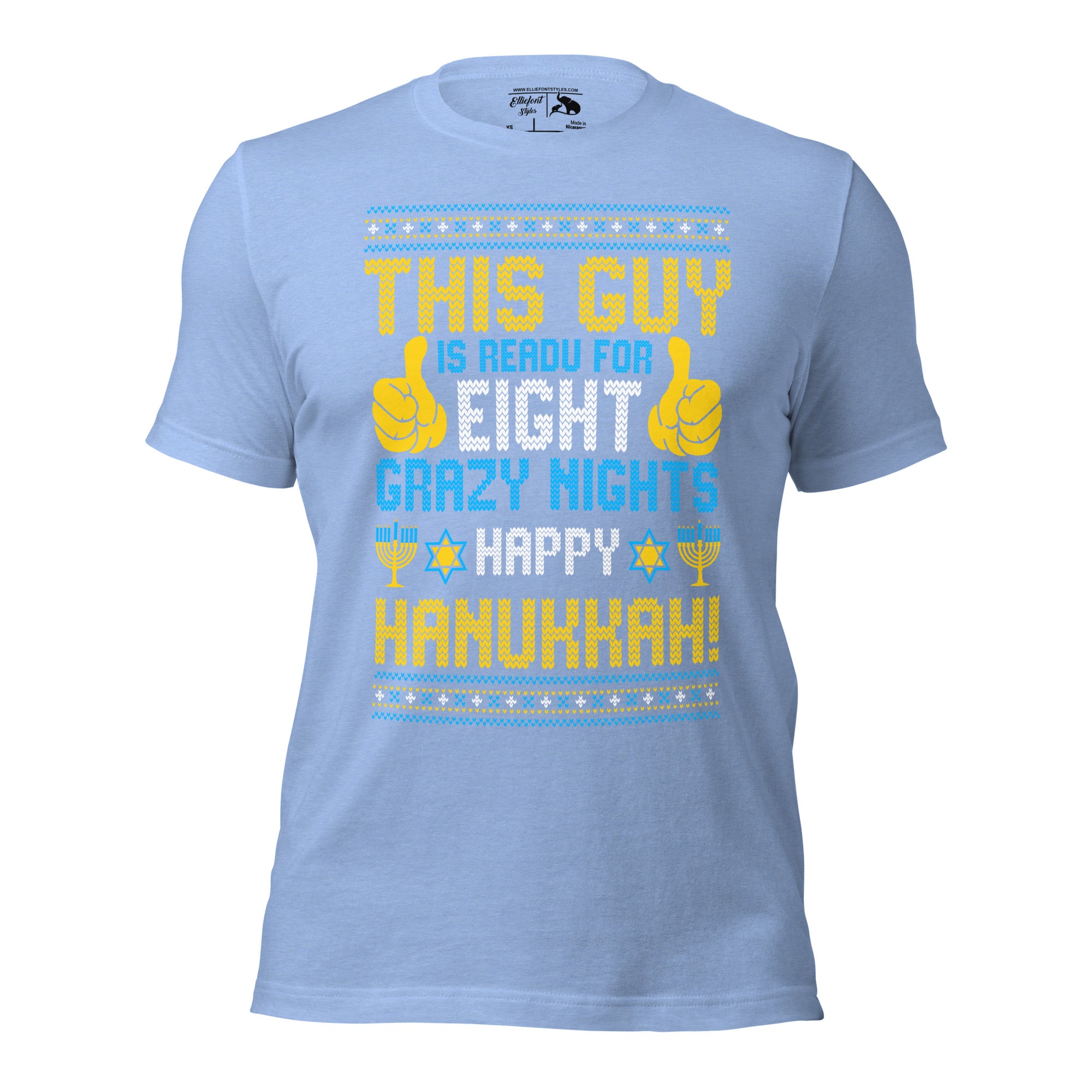 Hanukkah party funny men shirt perfect for holiday gatherings