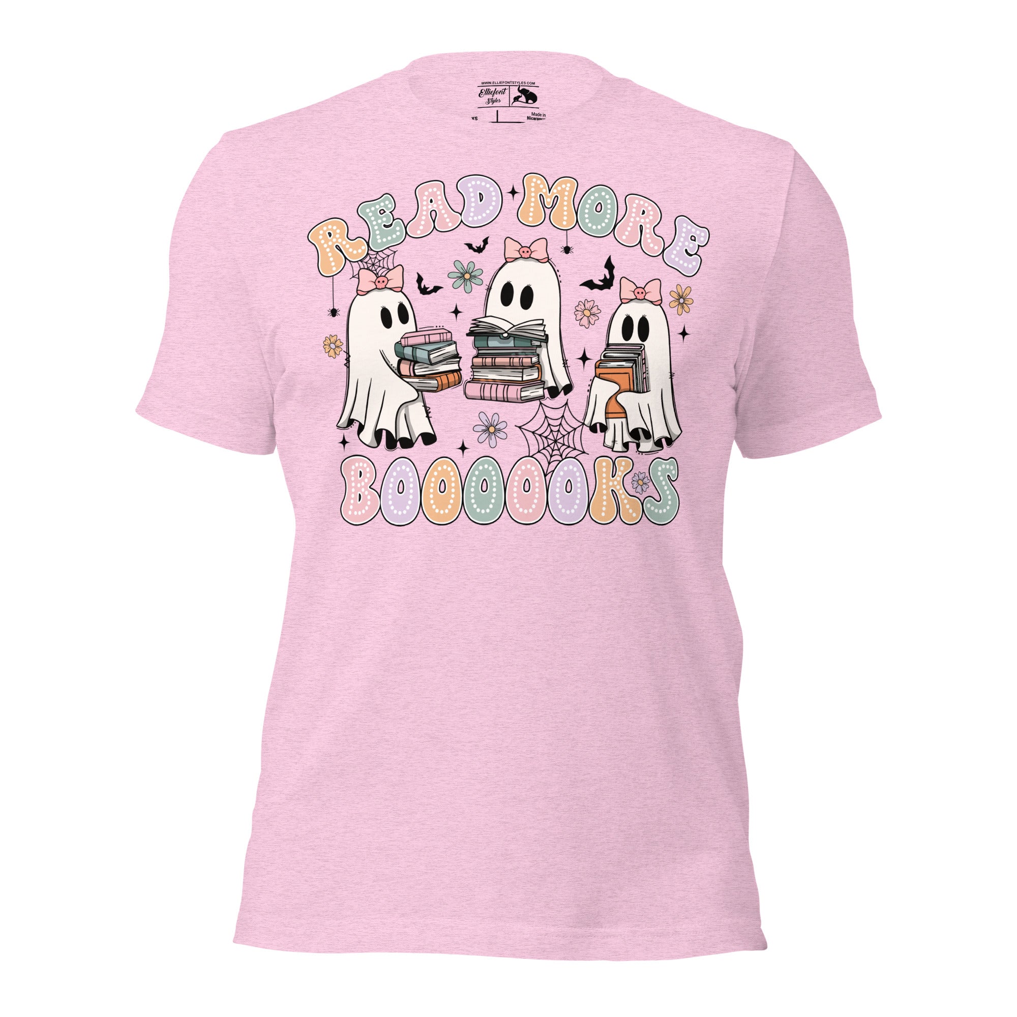 Librarian gift shirt with funny ghost book pun