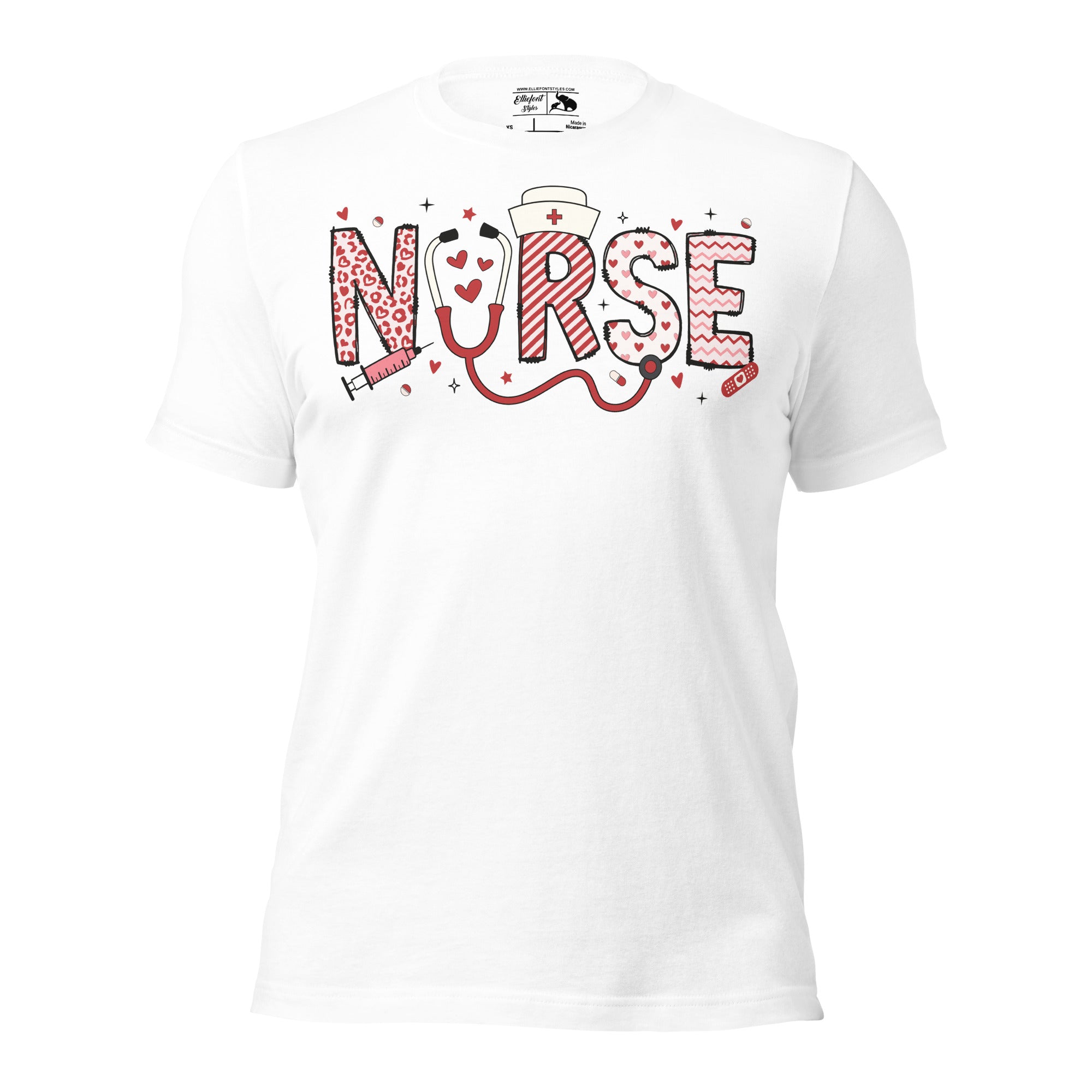 Nursing student shirt with nurse essentials graphic