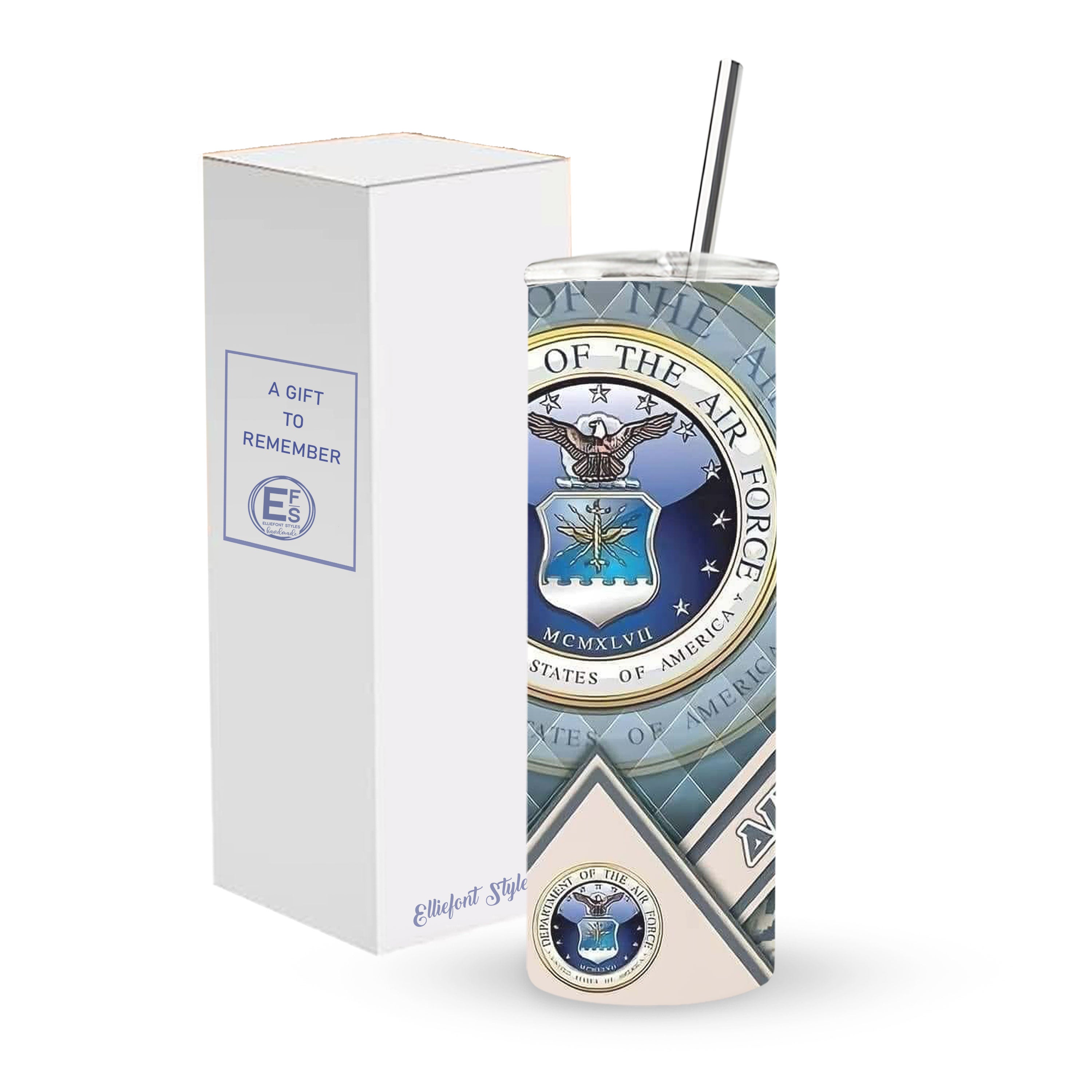 united states air force tumbler for military moms