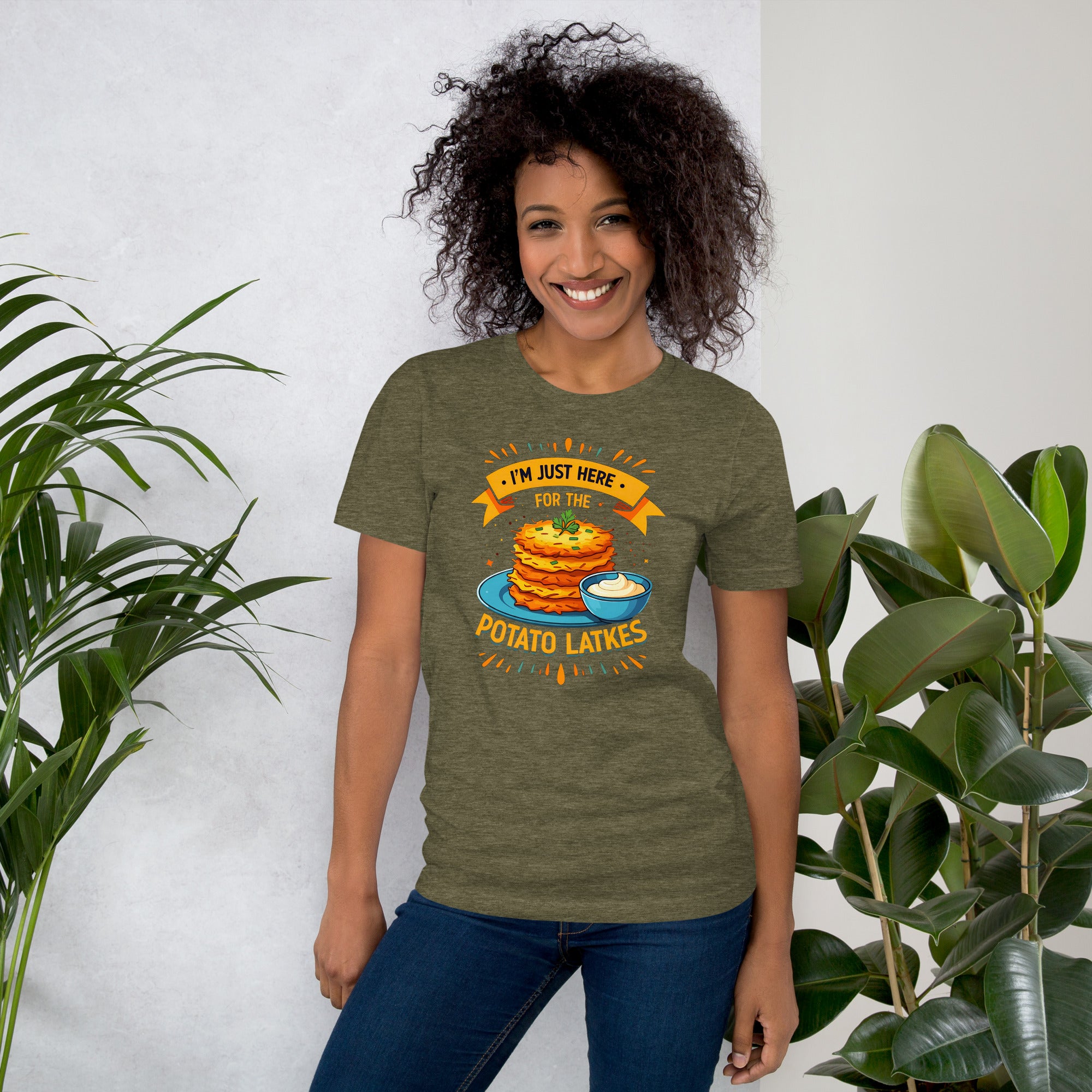 Potato latke lover Hanukkah shirt funny tee for festive gatherings