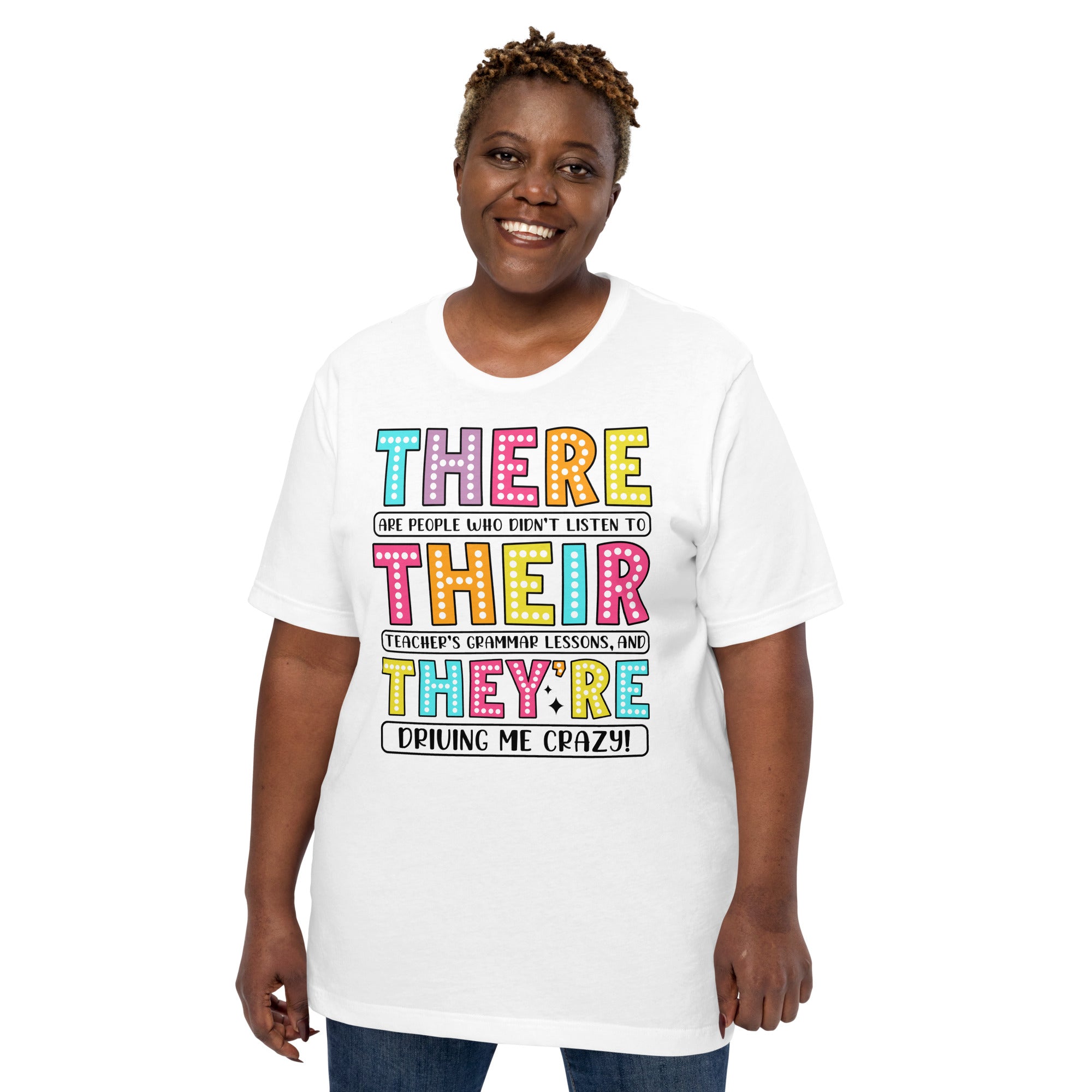 Punny teacher shirt for grammar lovers and educators
