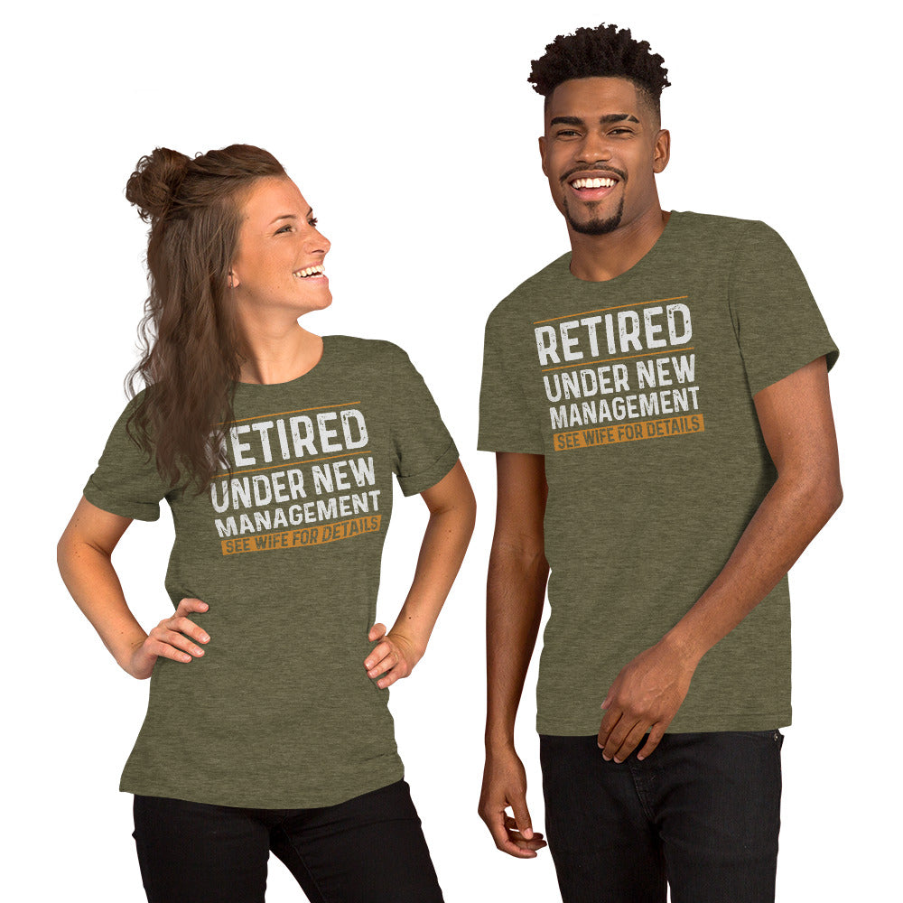 Sarcastic retirement shirt for dad see wife for details
