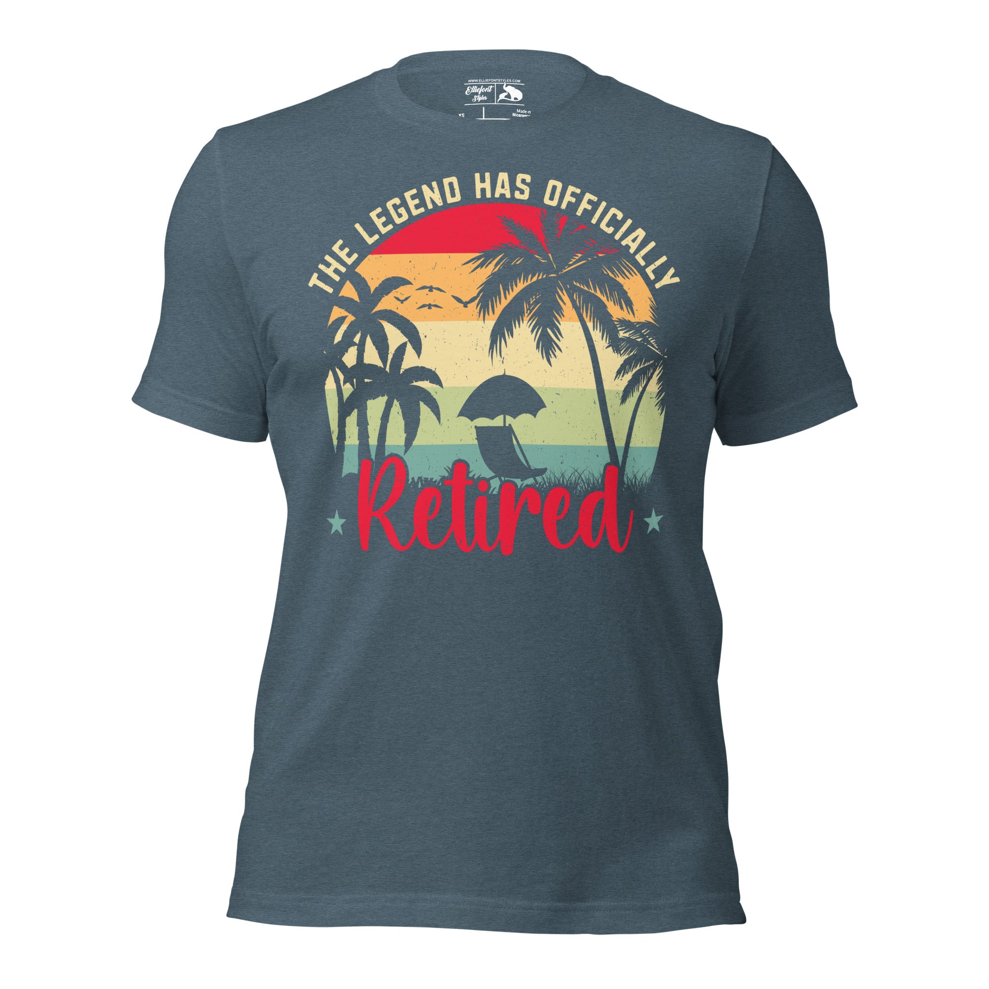 Sarcastic retirement shirt The Legend Is Officially Retired slogan