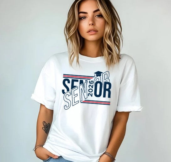 Senior Class of 2026 funny graduation tee gift idea