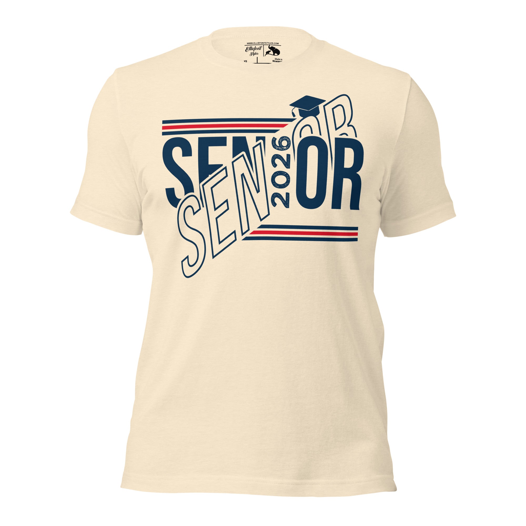 Senior Class 2026 graphic tee for graduates