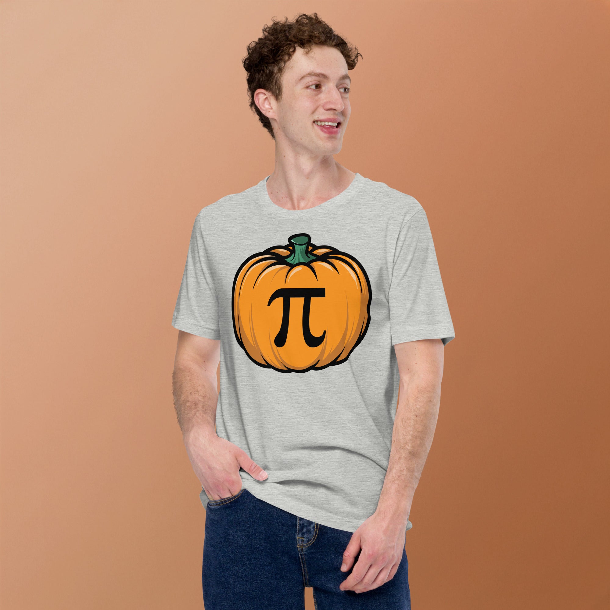 Teacher Pi Day shirt with pumpkin and Pi pun design