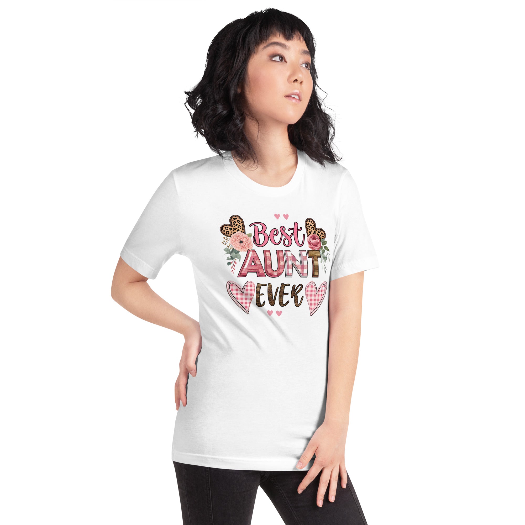 Thoughtful aunt appreciation shirt design with clean lettering