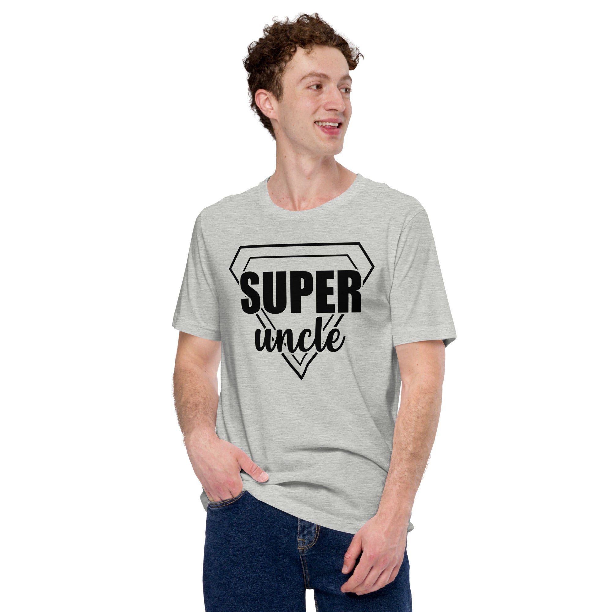 Thoughtful family gift Super Uncle t-shirt for uncle appreciation