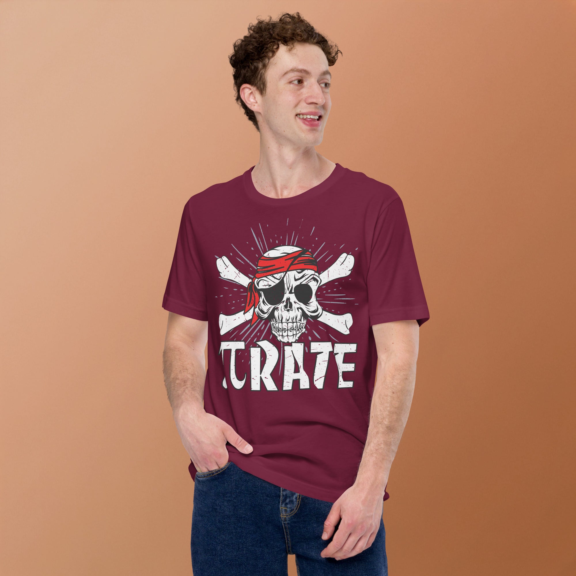 Unique Pi Day shirt with pirate pun design for math lovers