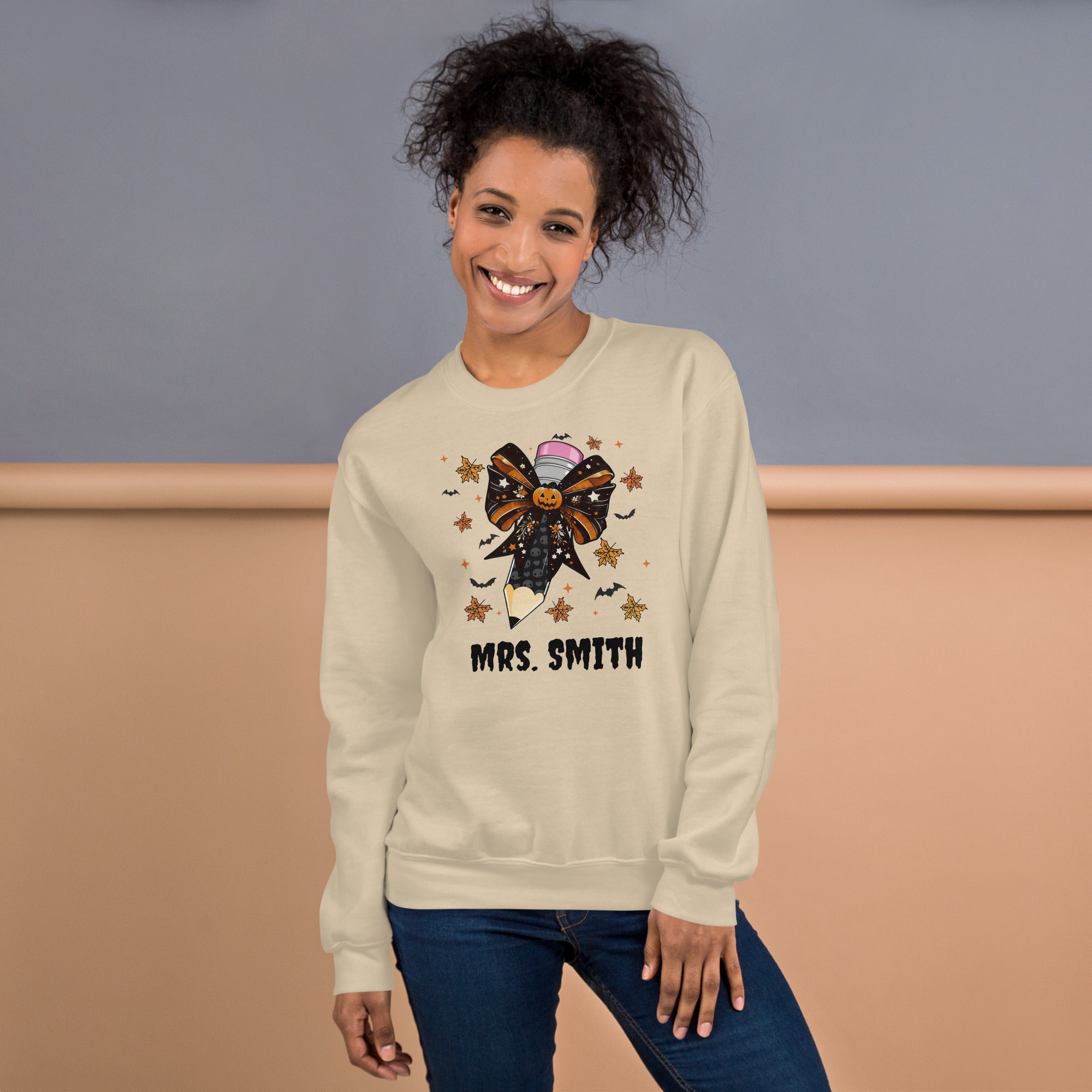 Personalized Teacher Pencil Sweater