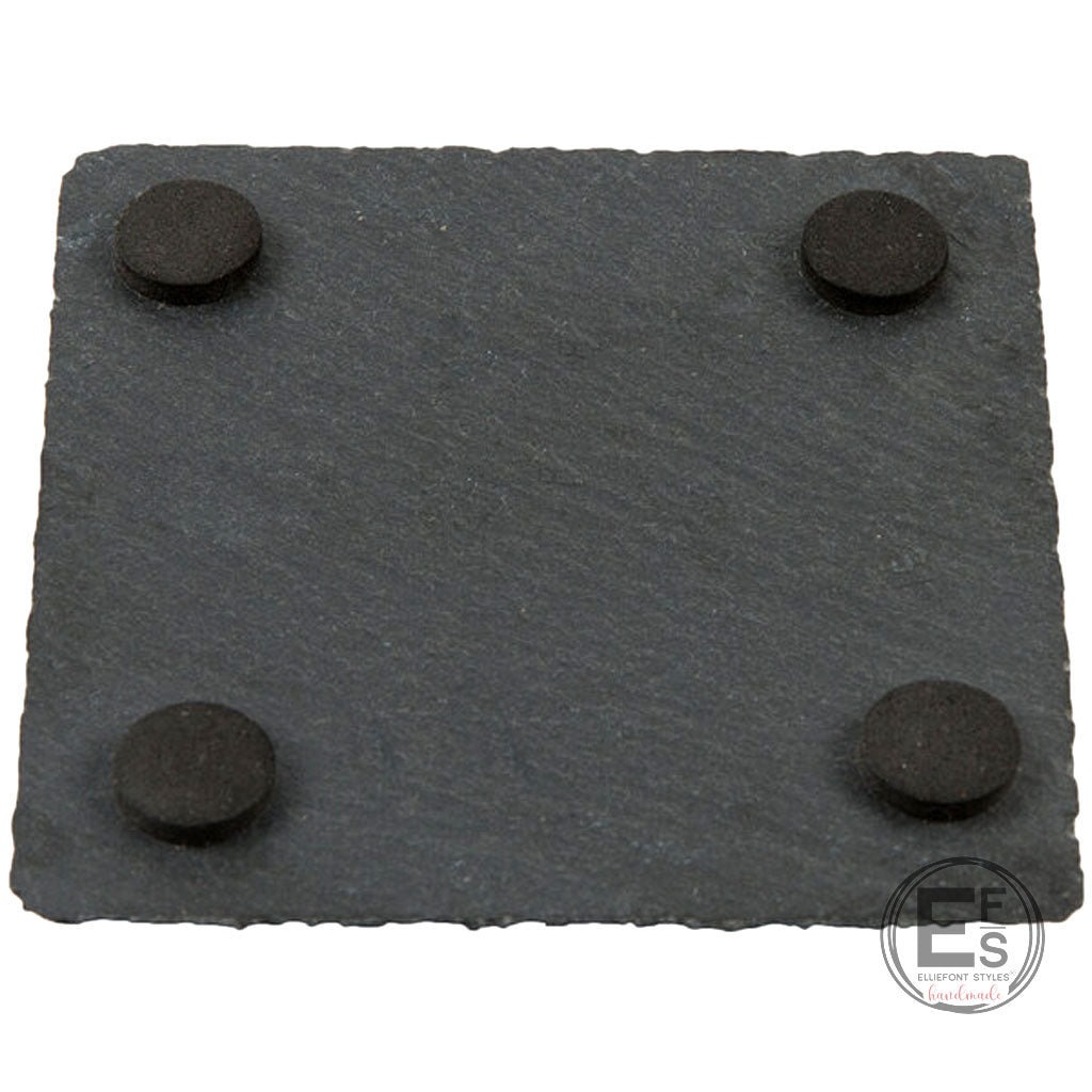 Split Monogram Slate Coasters Personalized Gifts