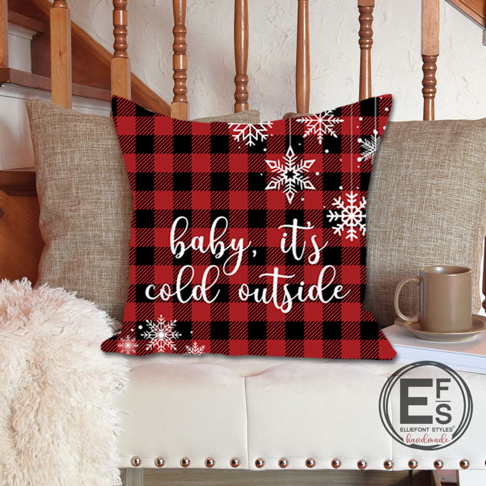 Buffalo Plaid Check Throw Pillow