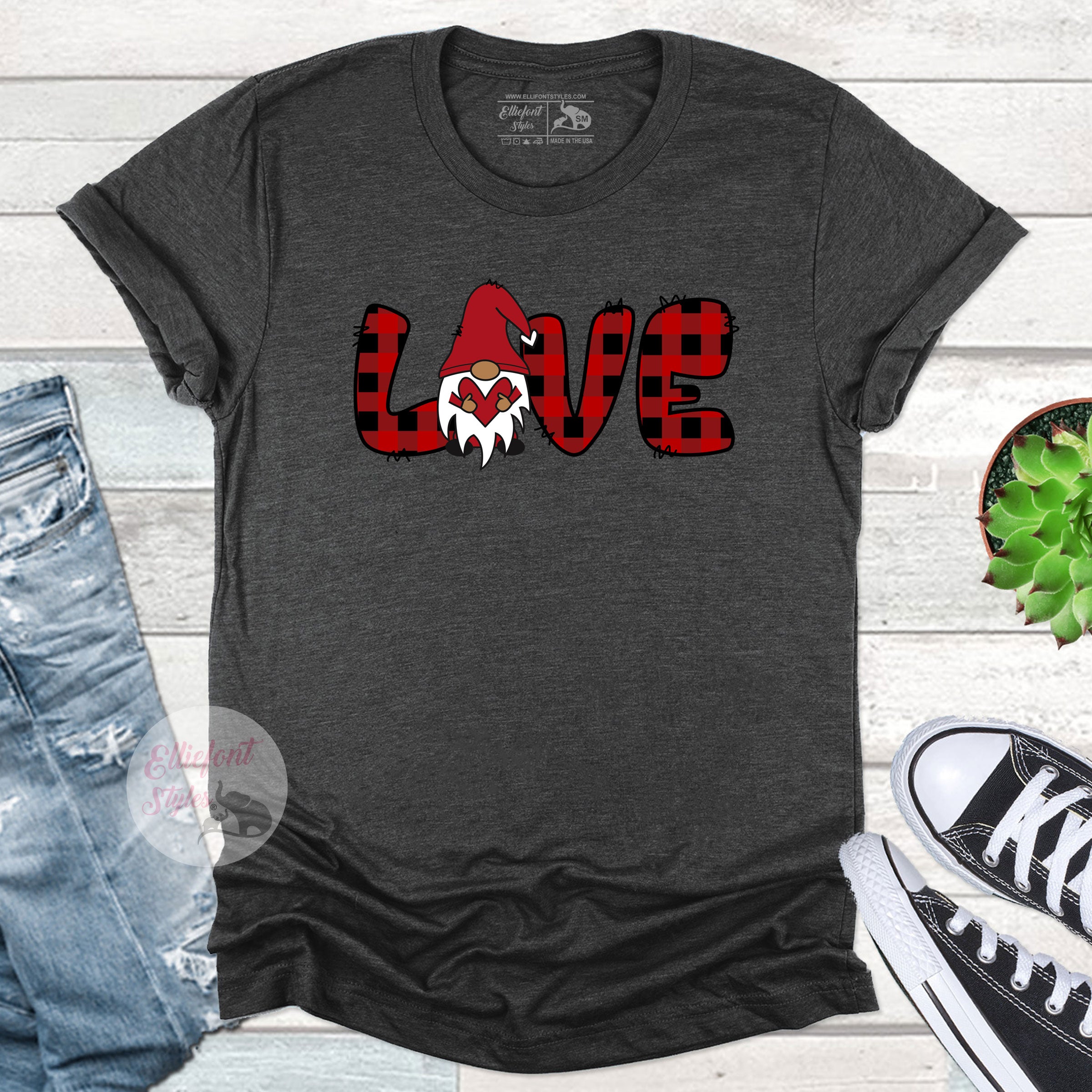 Valentines Day Gnome Love T-Shirt