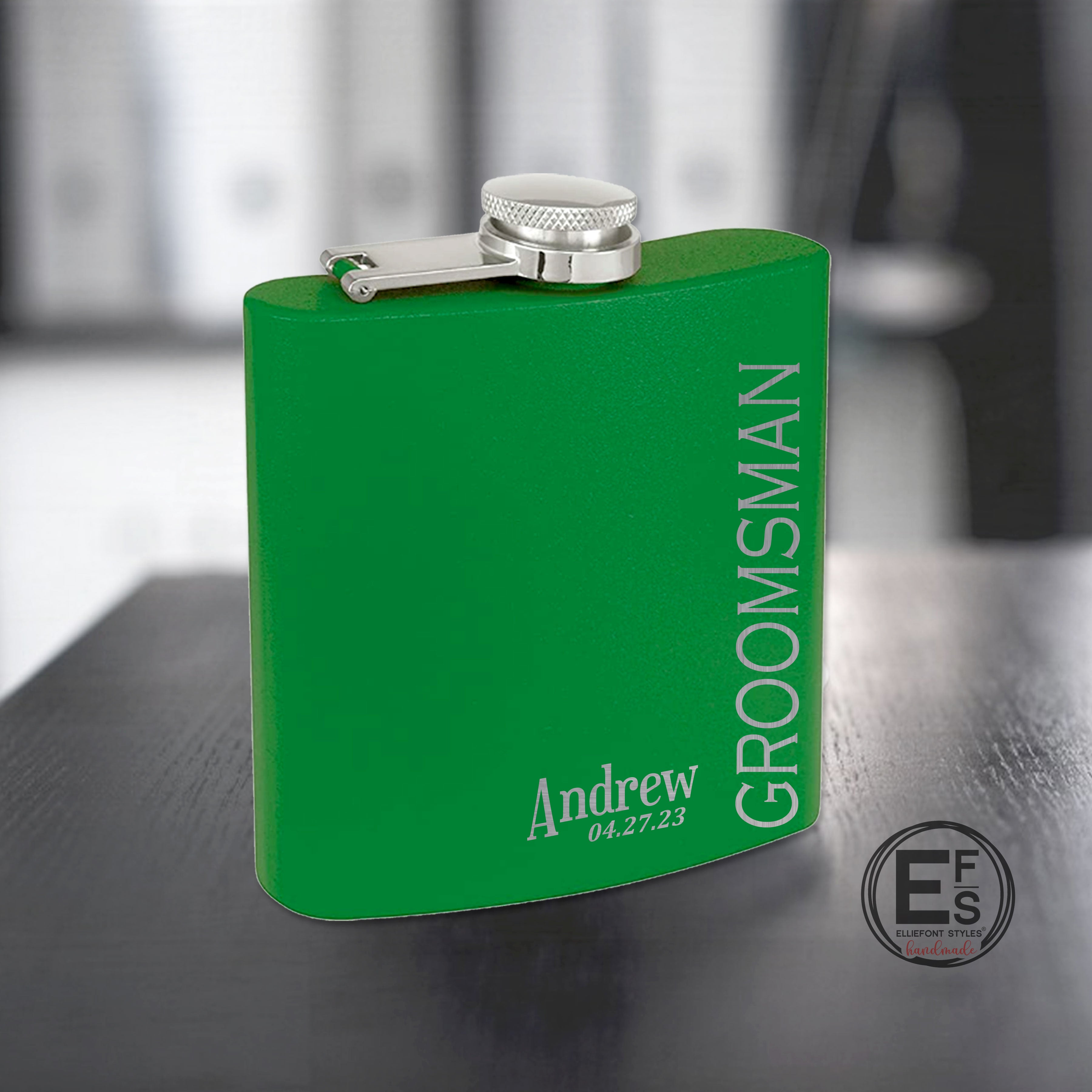 Personalized Flasks for Groomsmen