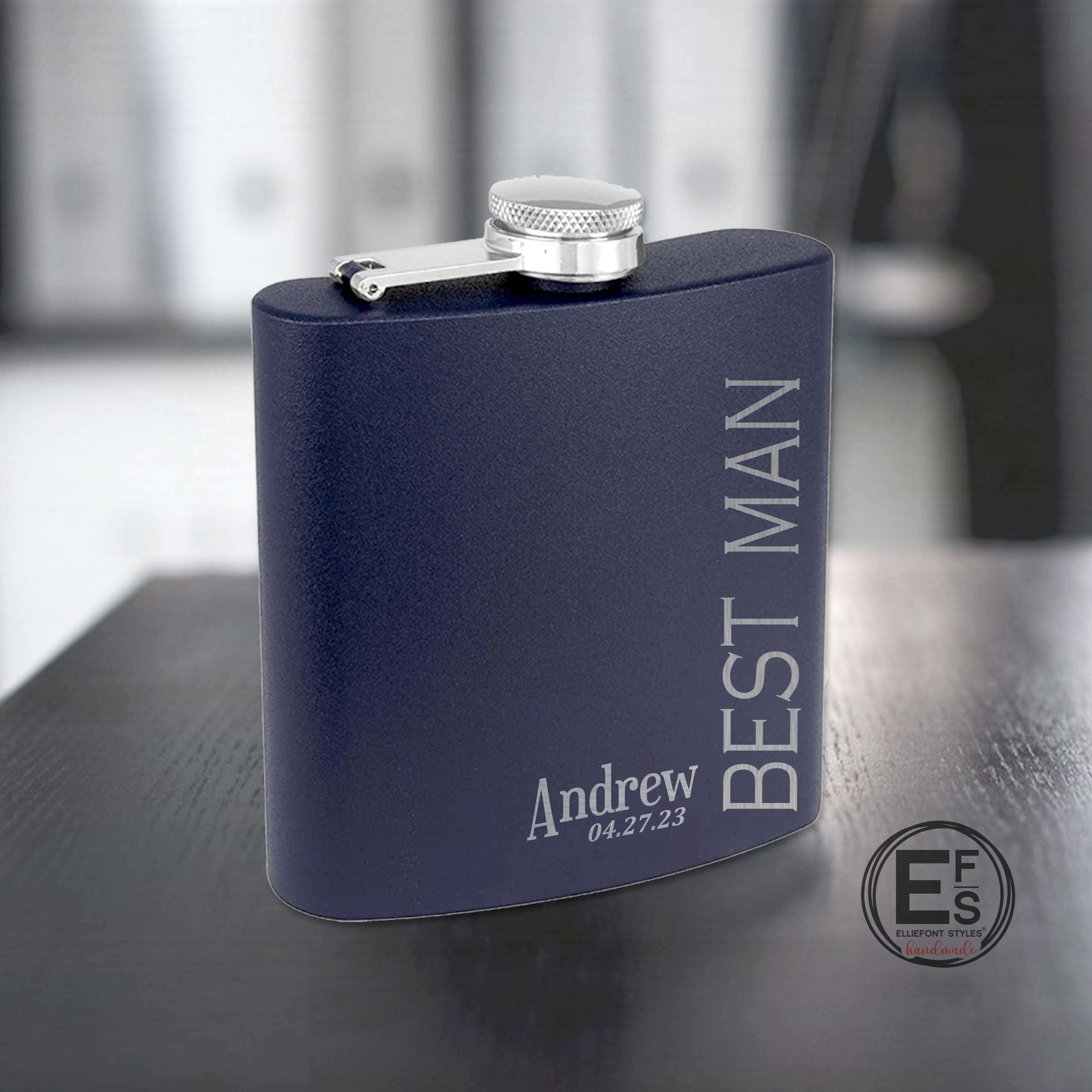 Personalized Flasks for Groomsmen