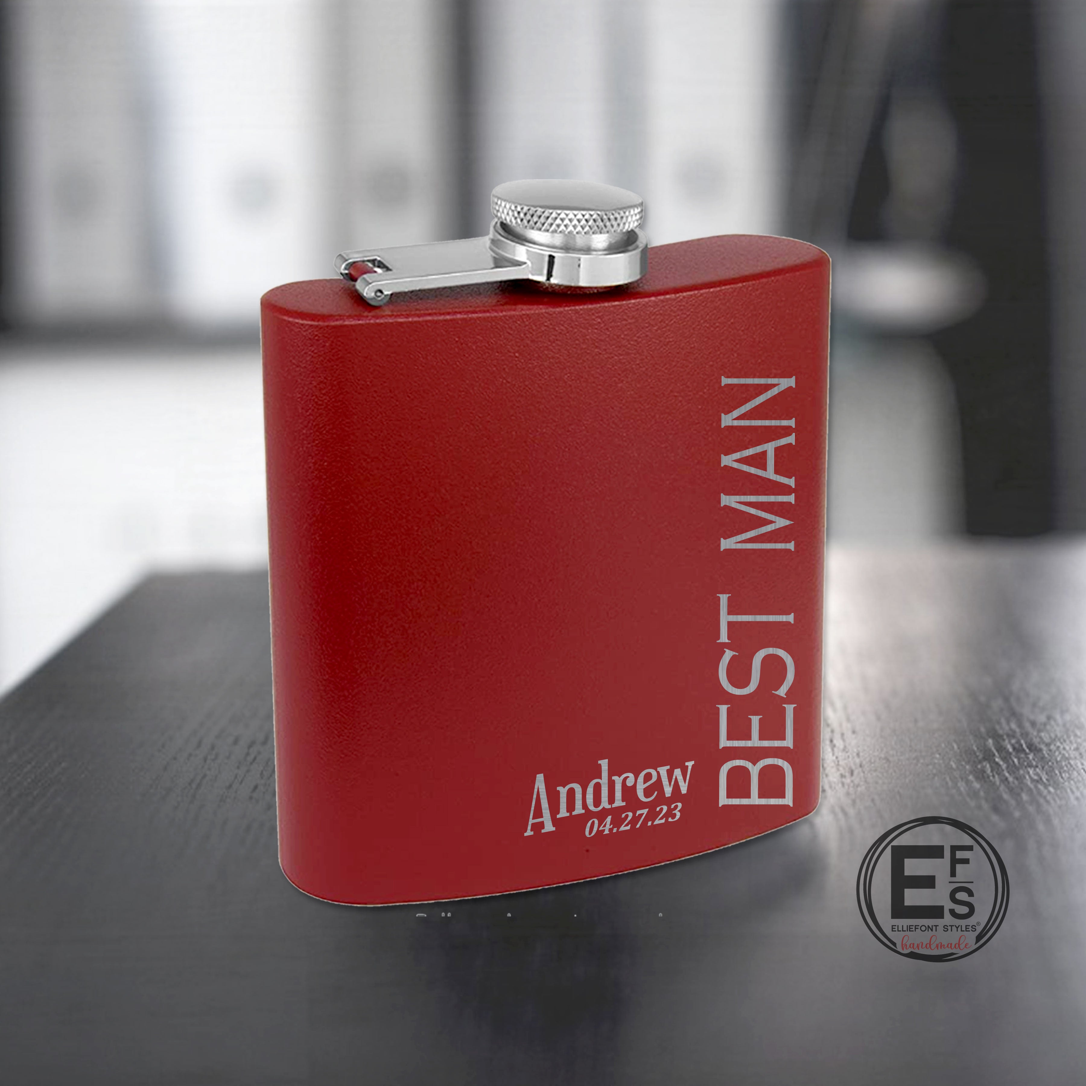 Personalized Flasks for Groomsmen