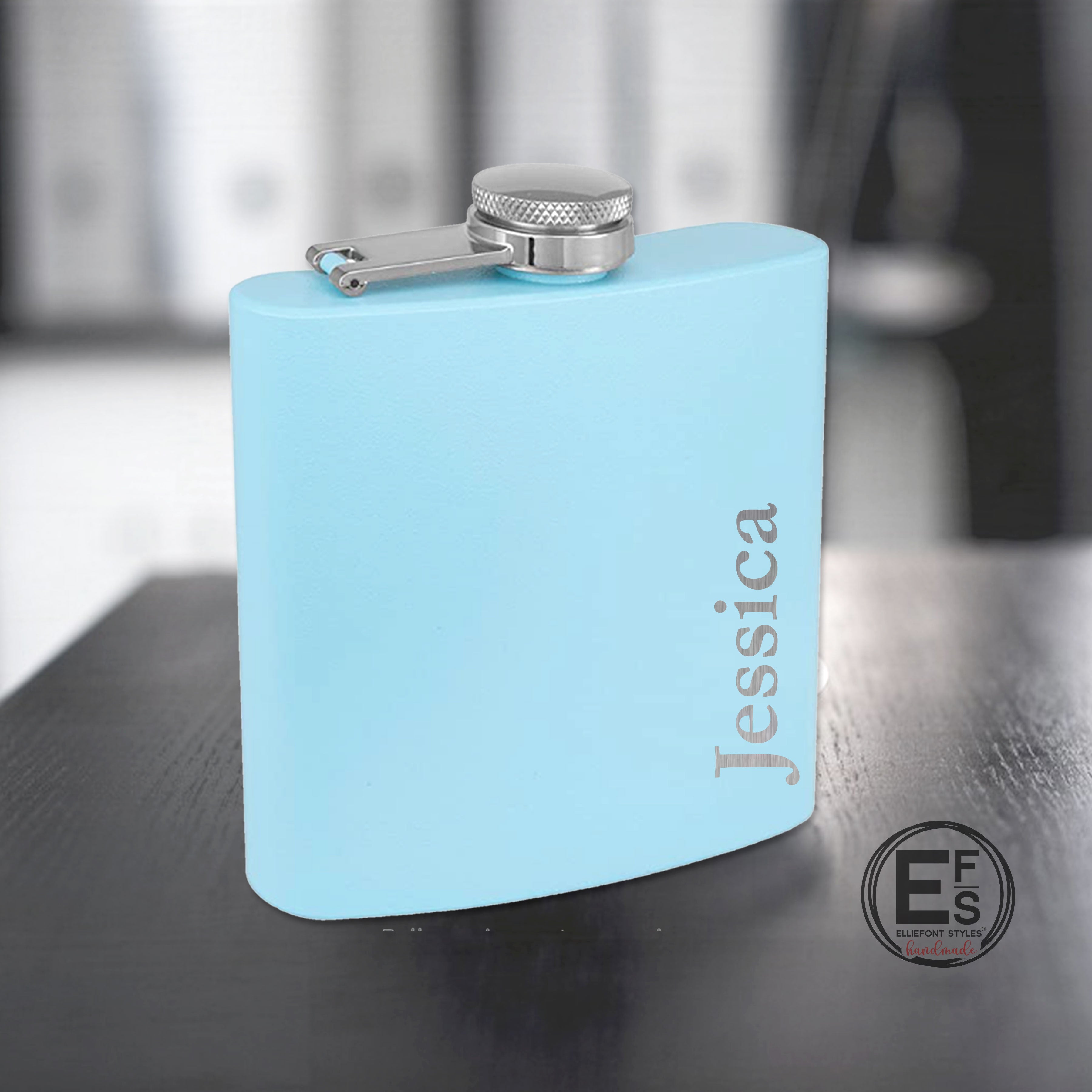 Personalized Engraved Flask