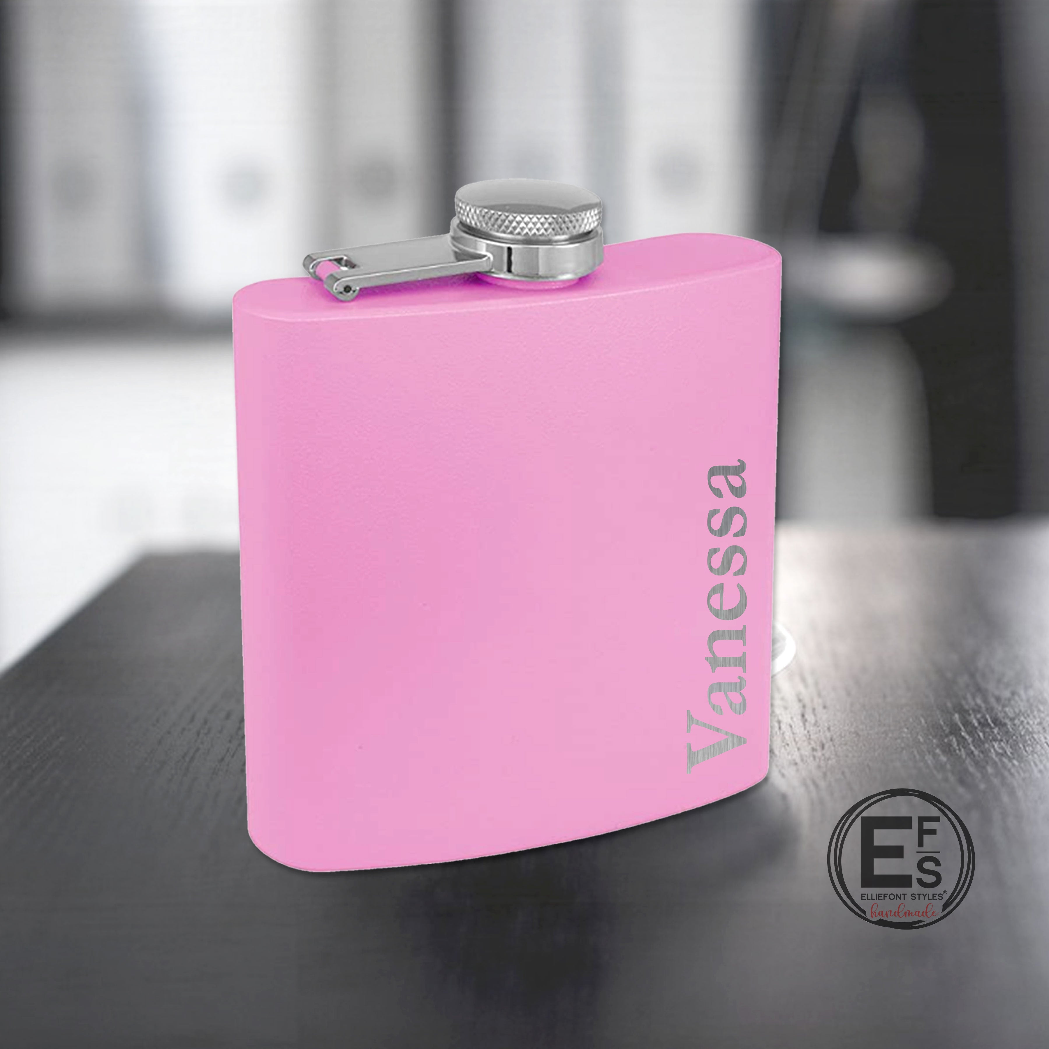 Personalized Engraved Flask