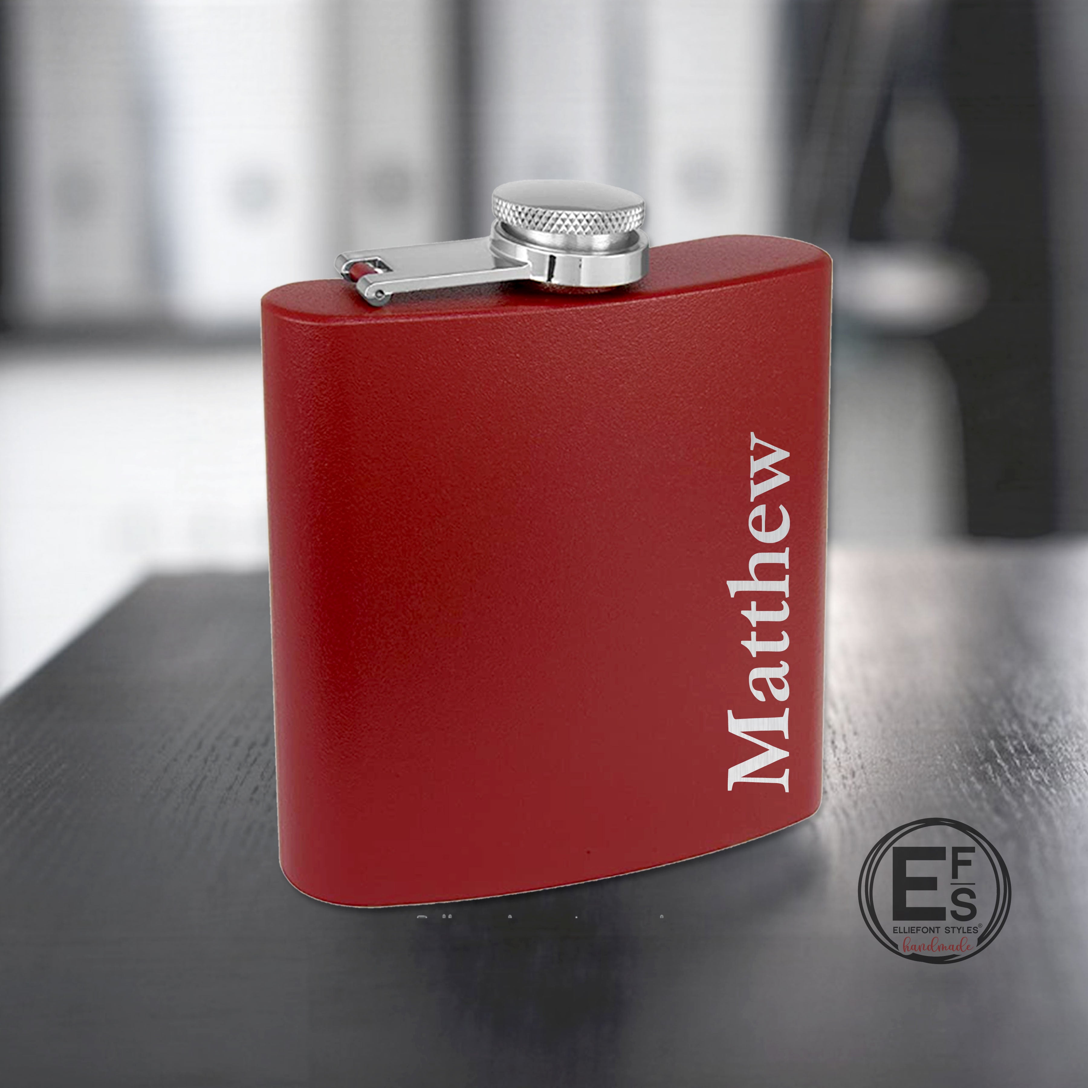 Personalized Engraved Flask