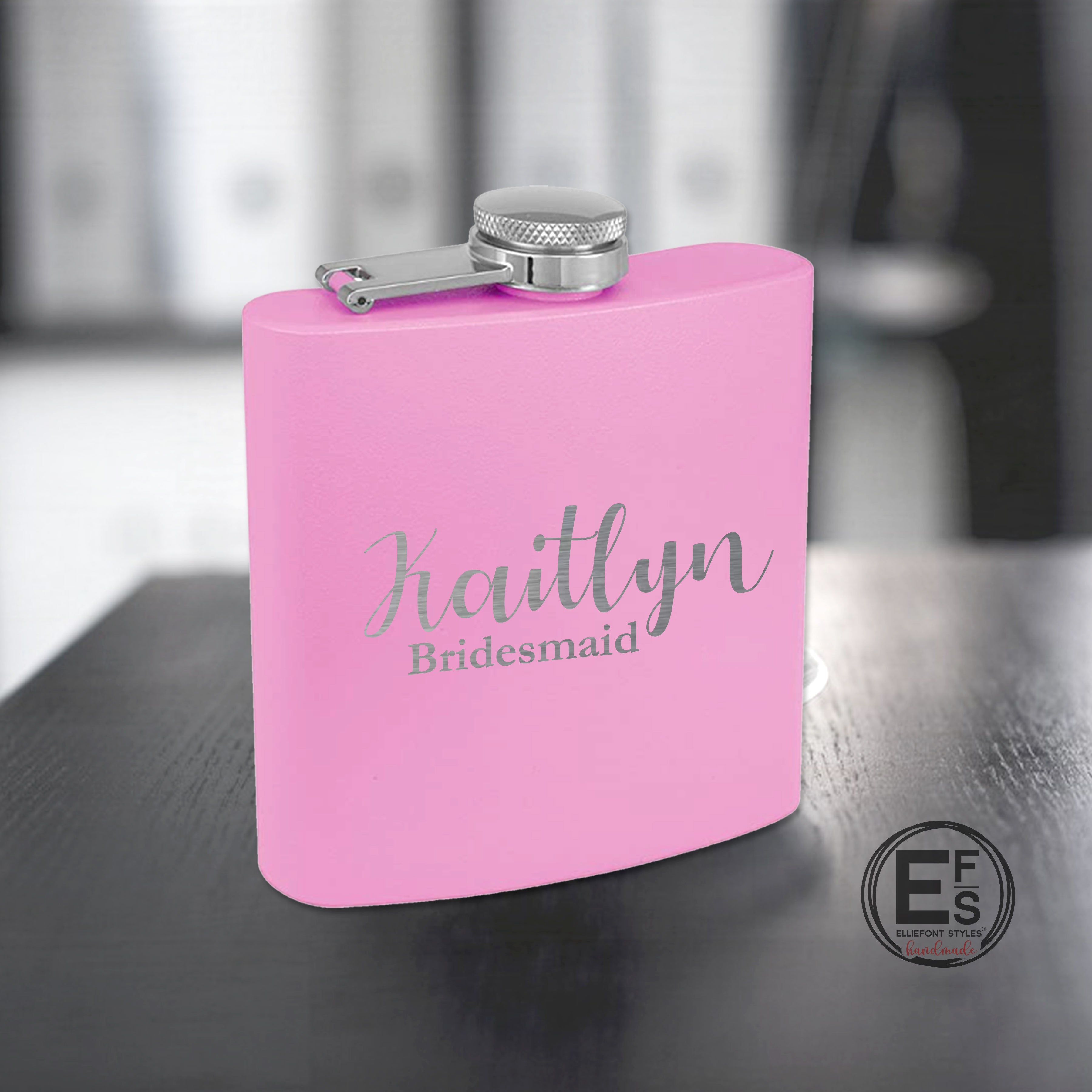 Personalized Flasks for Bridesmaids