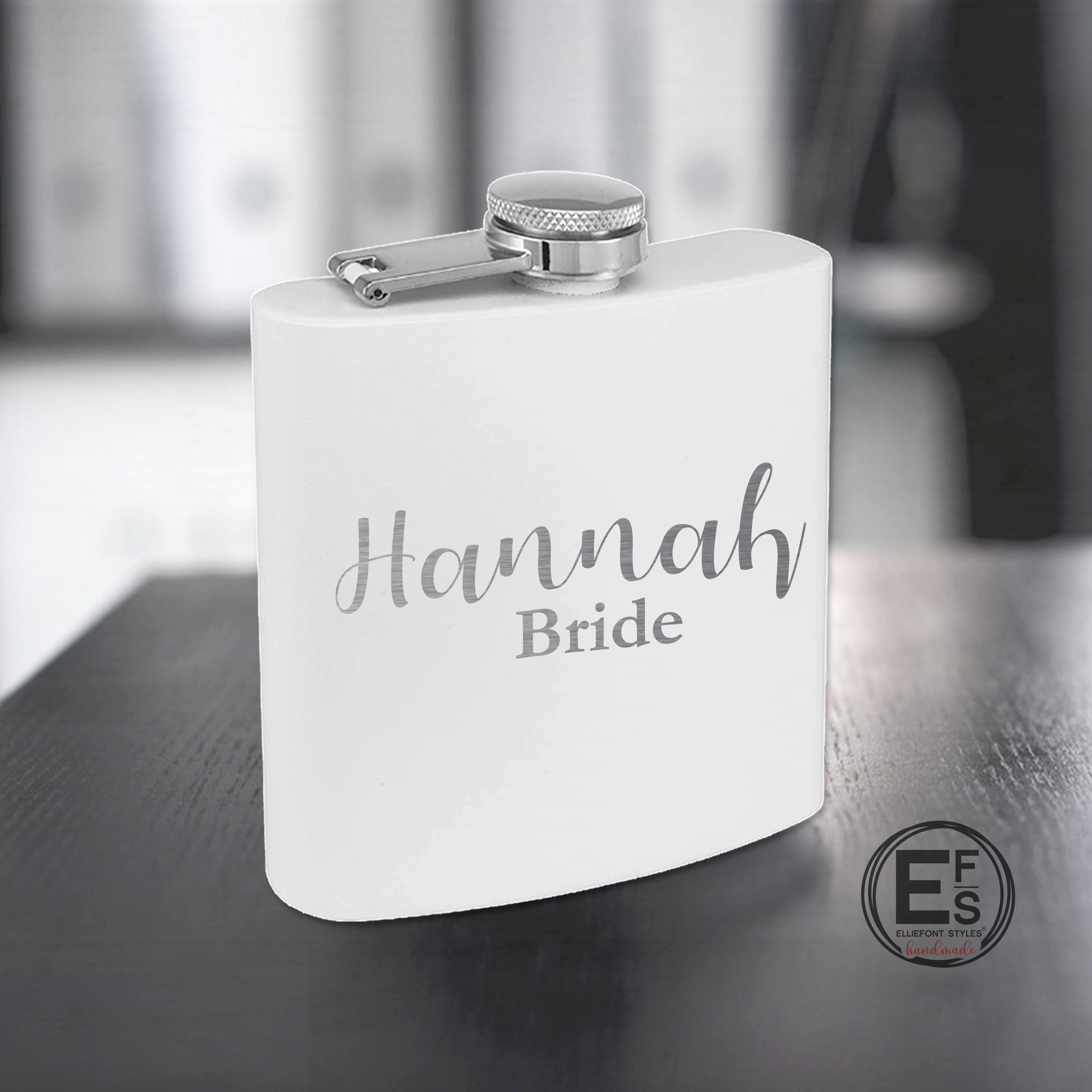 Personalized Flasks for Bridesmaids