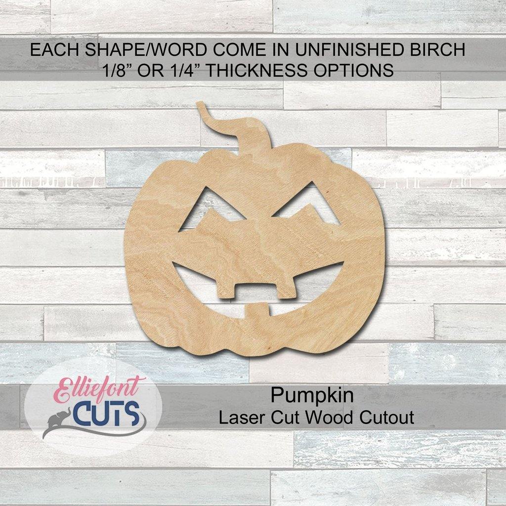 pumpkin wood cutouts