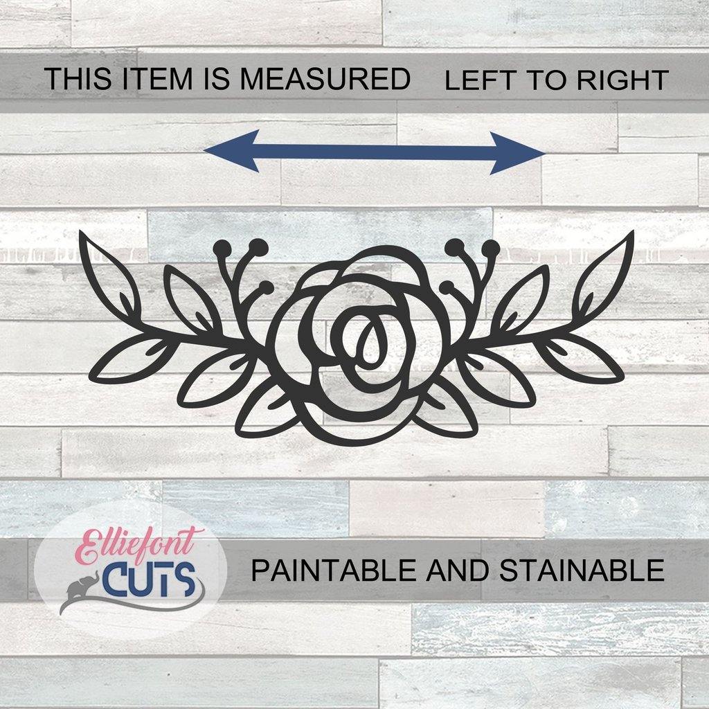 Flower Wood Cutouts - Elliefont Styles