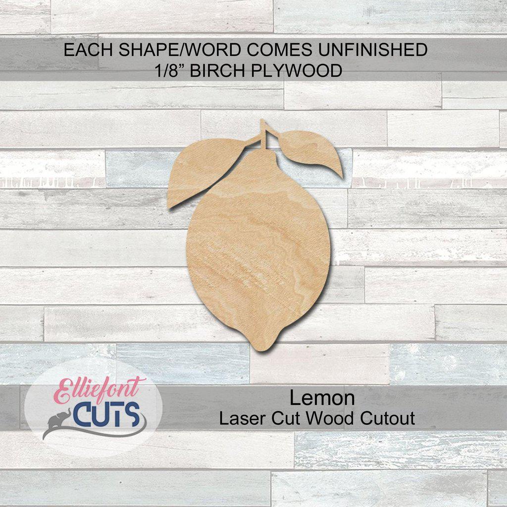 lemon wood cutout