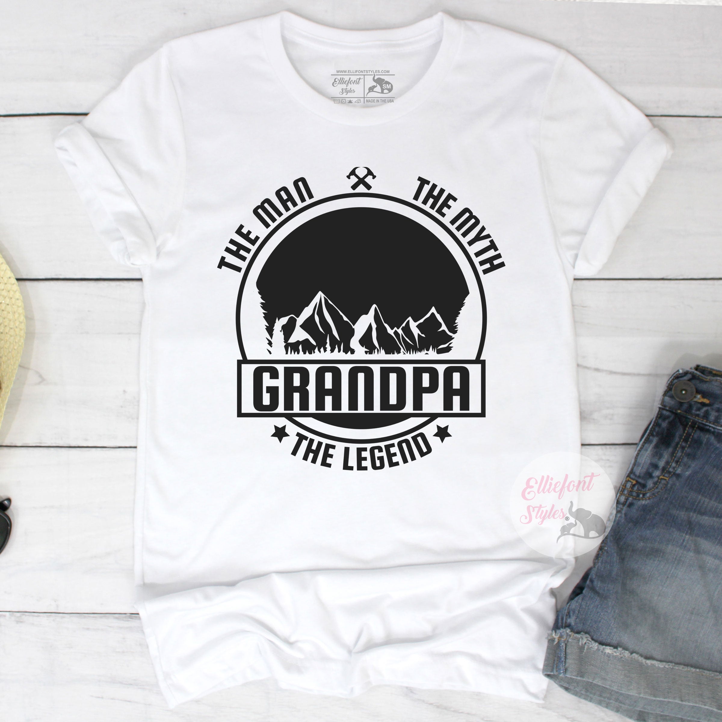 Grandpa The Man The Myth The Legend Shirt