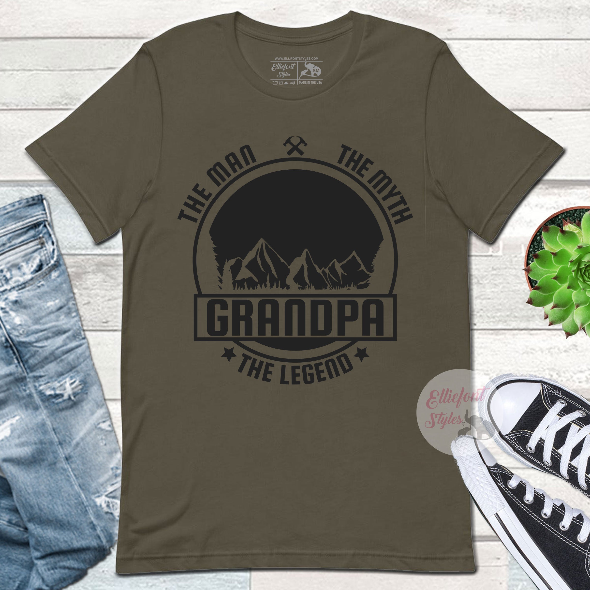Grandpa The Man The Myth The Legend Shirt