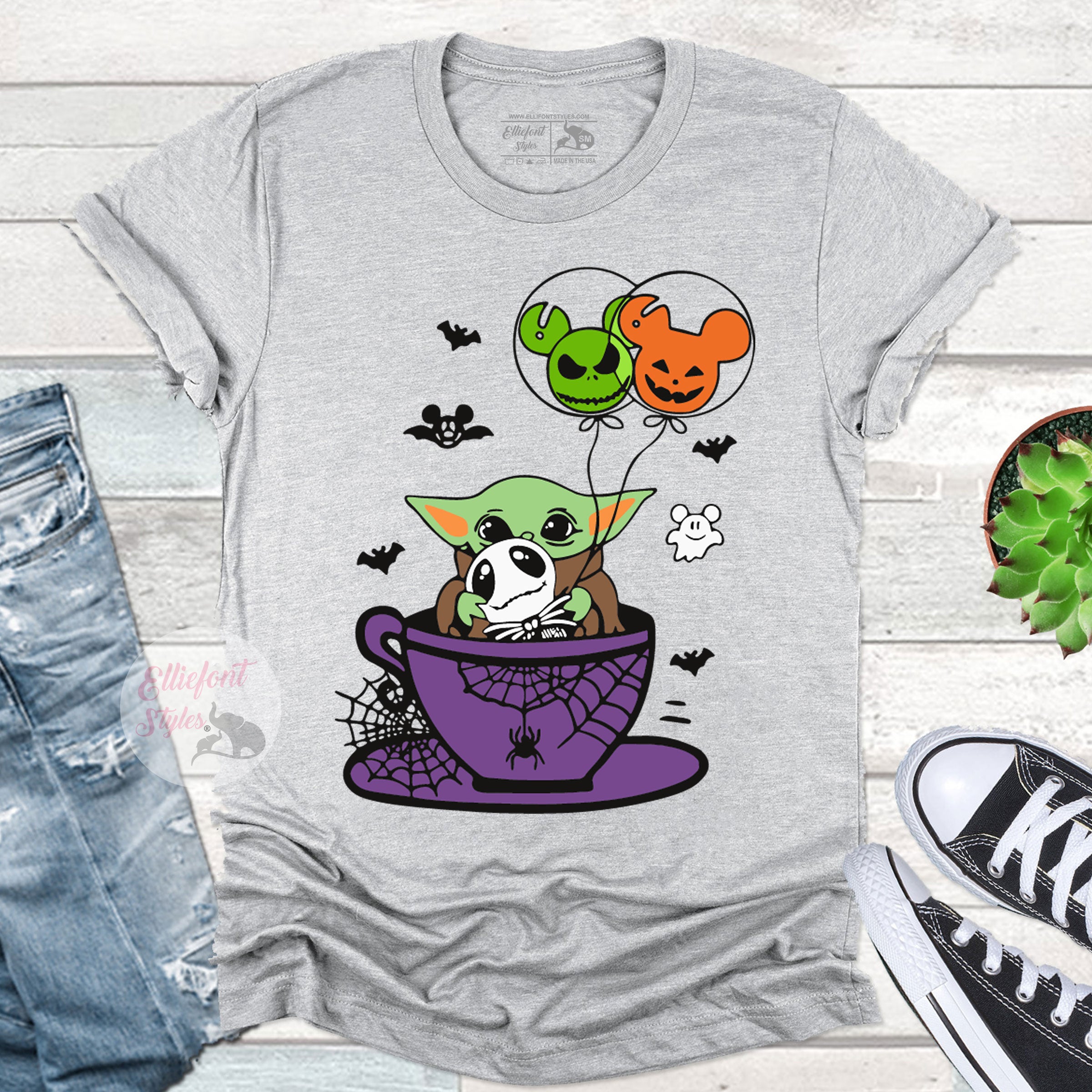 Tea Cup Halloween Shirt