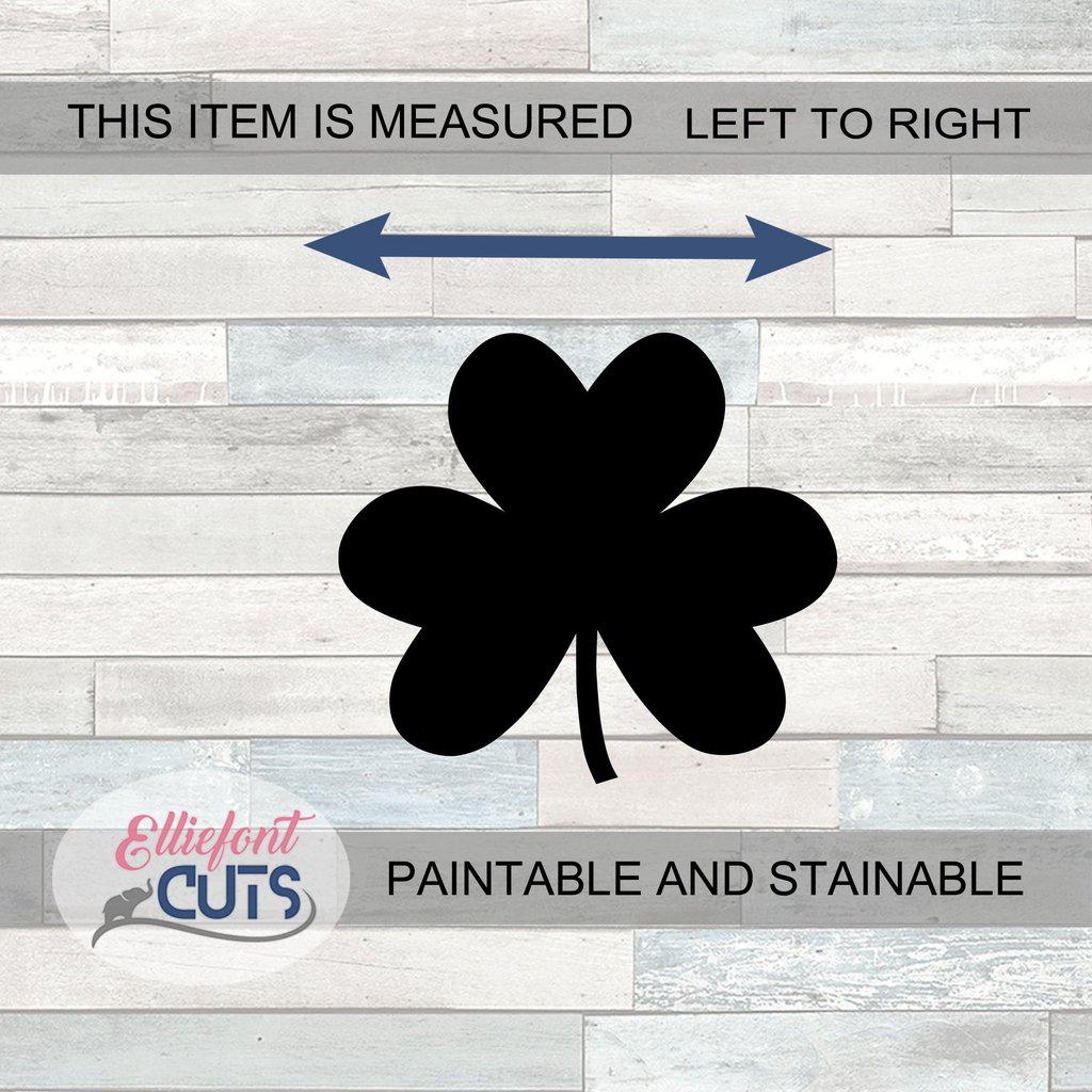 Clover Wood Cutouts - Elliefont Styles